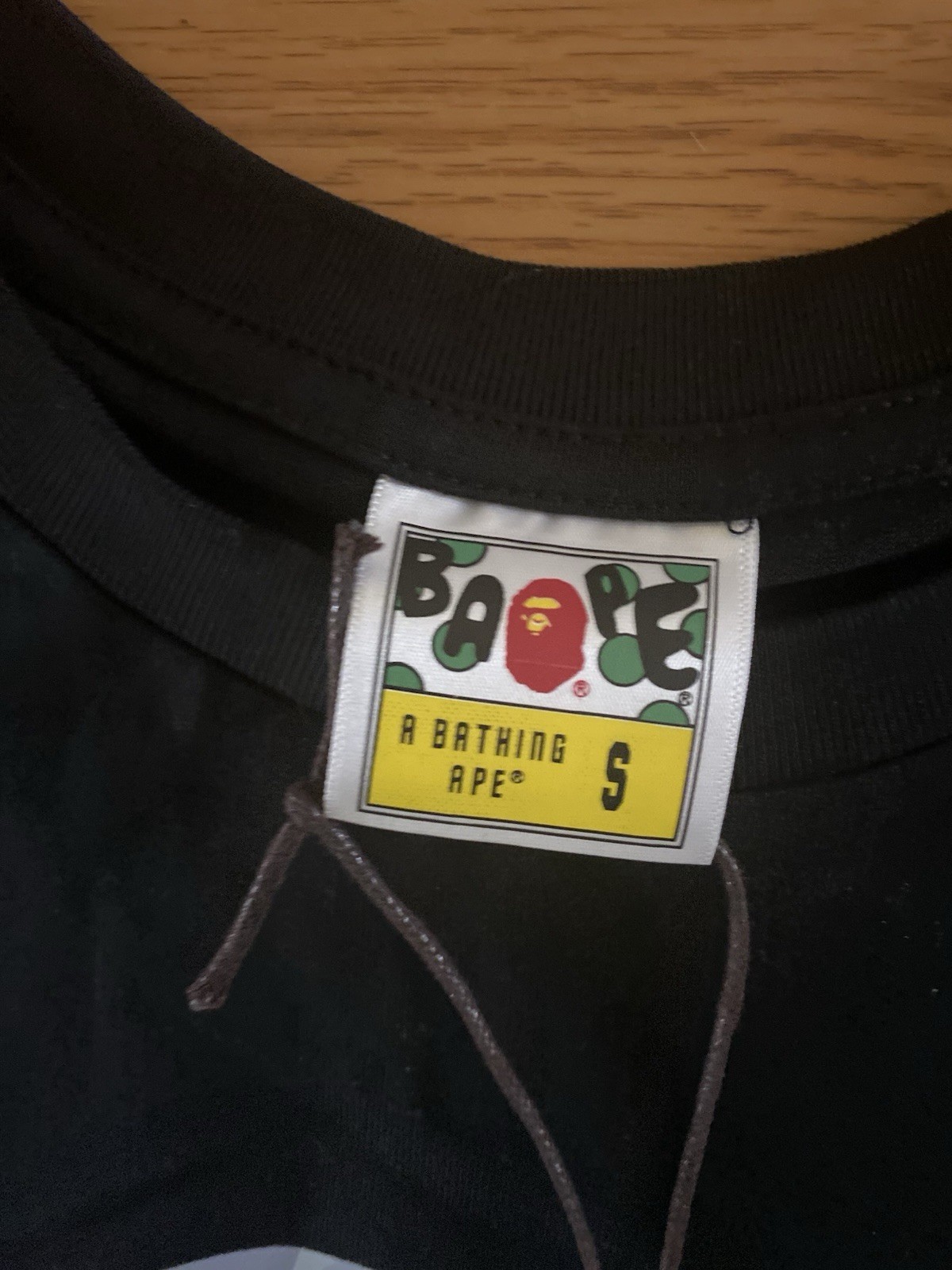 A Bathing Ape BAPE Ape Head T-Shirt Black Mens Small Streetwear Authentic