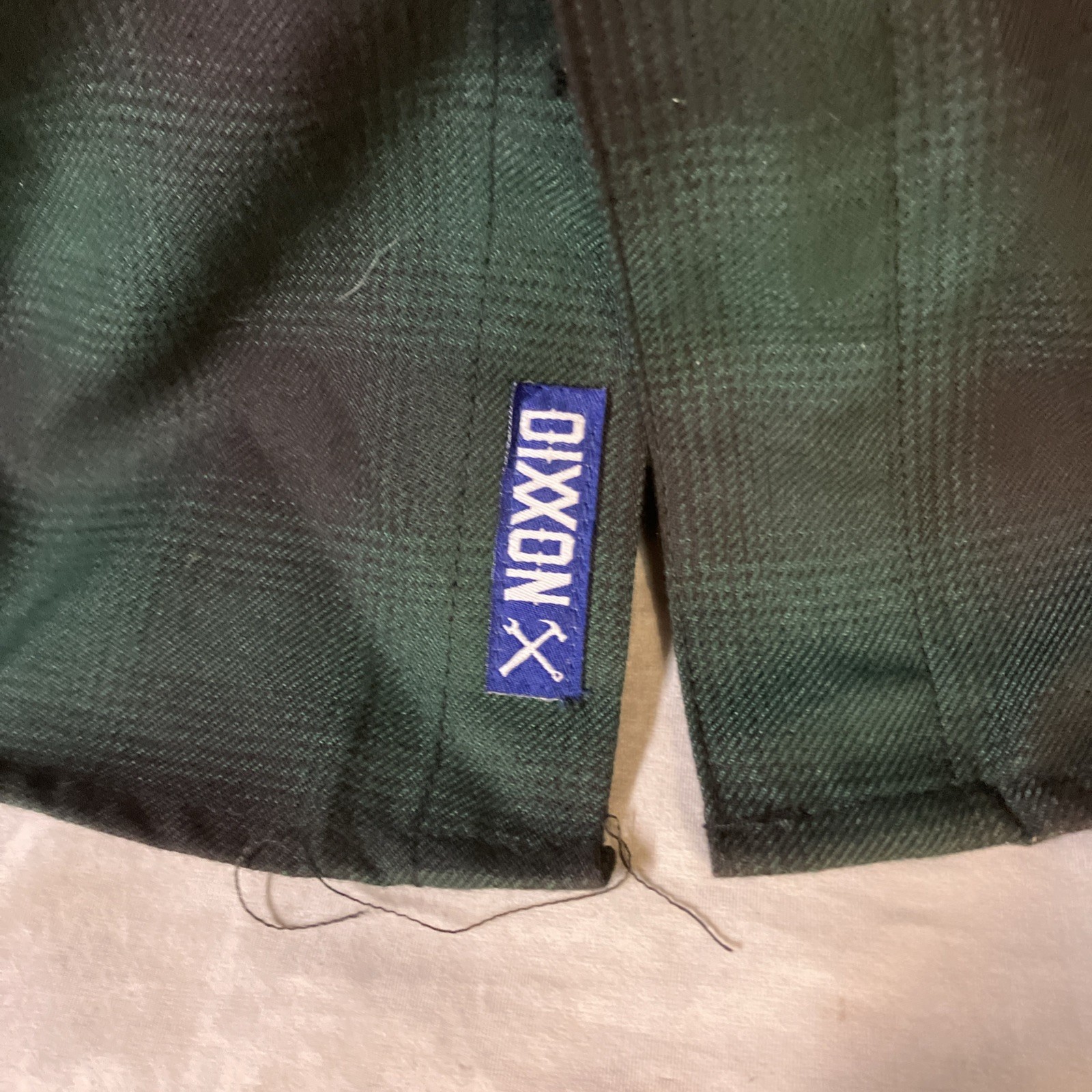 Dixxon Flannel Co Shirt Mens XL Green Black Plaid Absinthe D-Tech Free Shipping!