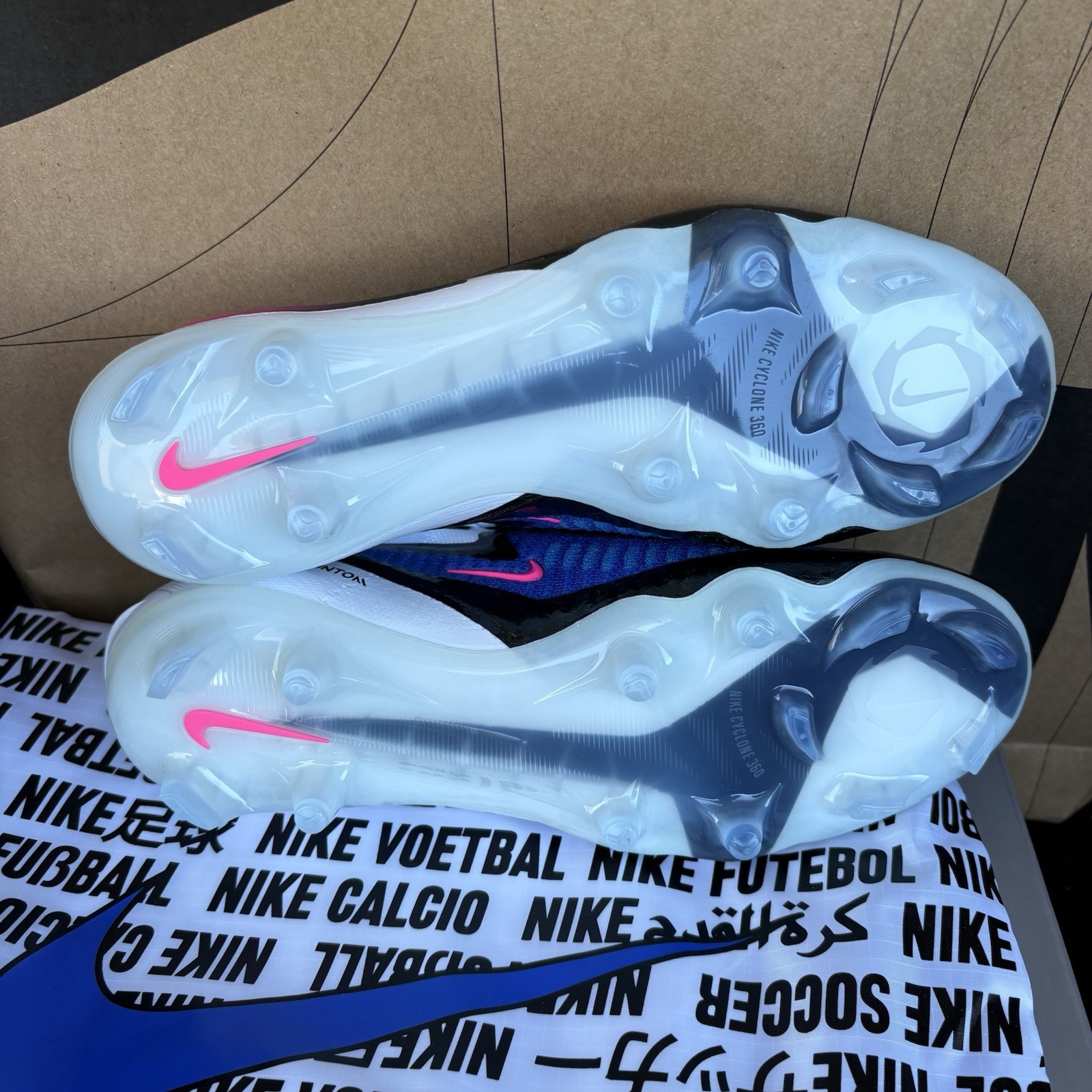 NEW Nike Phantom 6 Low Elite Racer Blue White Pink NBY HJ2146 446 Men Size 7.5