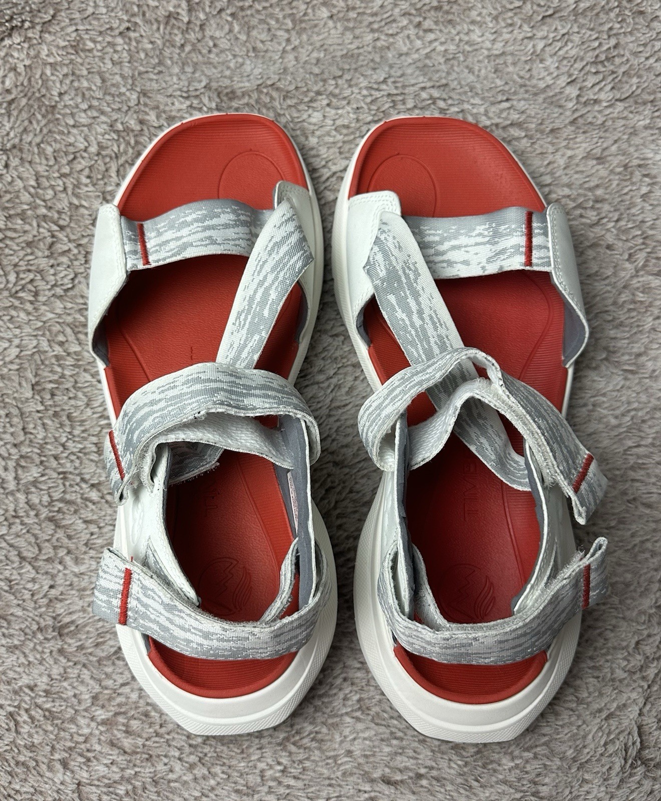 Timberland Men’s Size 7 Motion Dune White Webbing Backstrap Sandal New