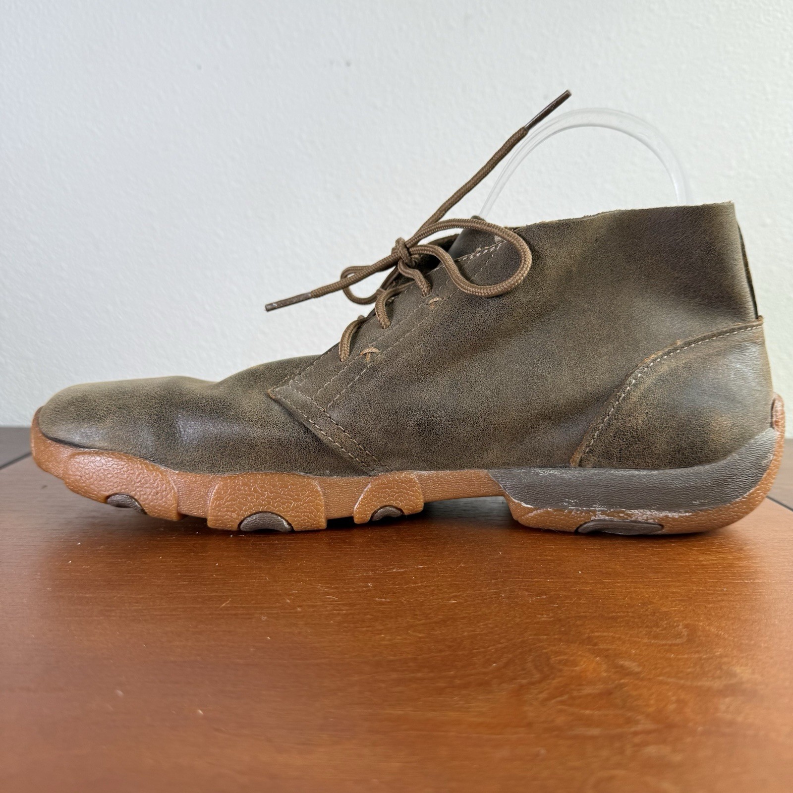 Twisted X Men’s Chukka Driving Mocs MDM0011 Leather Men’s 8.5 Brown Excellent