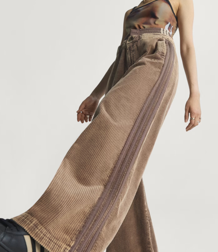 adidas Originals Corduroy SST Oversized Pants Women Lifestyle AsiaFit NWT KD8782