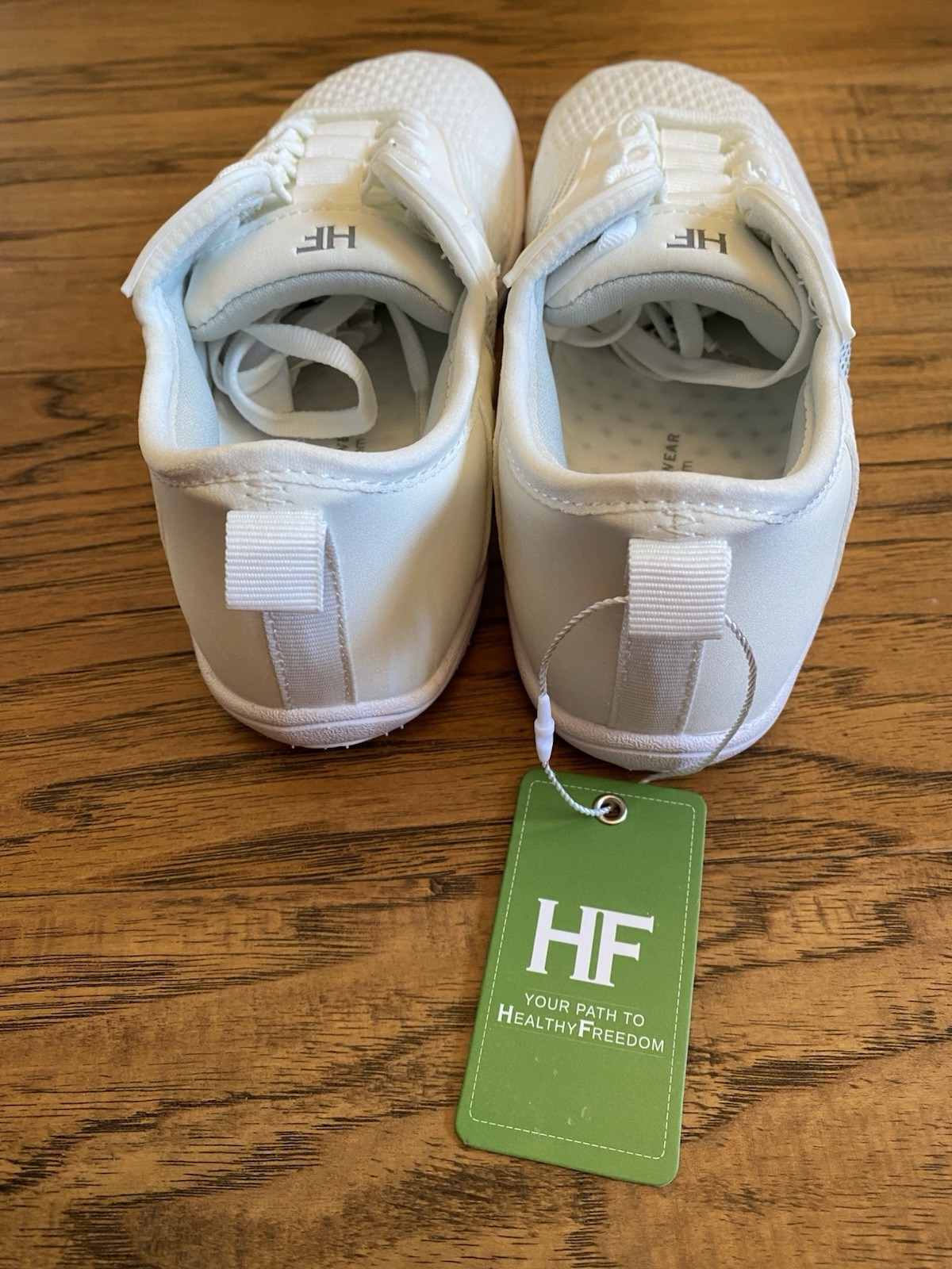 Hike Footwear HF Stride White Sneakers Women’s 6 Men’s 4 EU 36 Barefoot