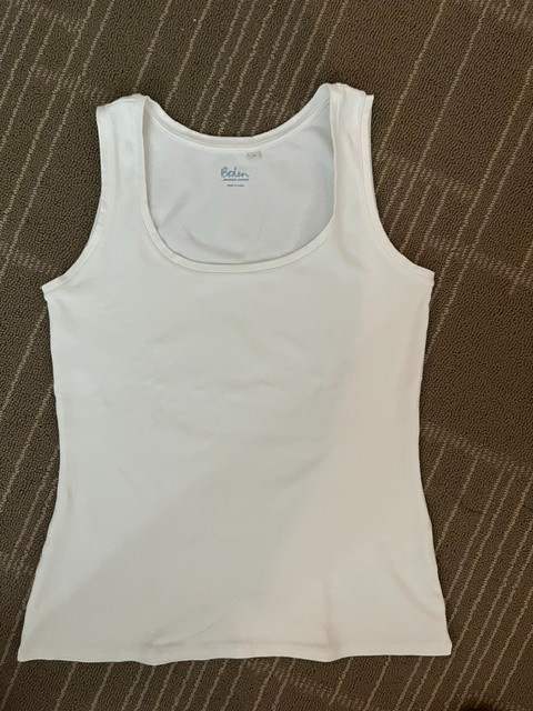 Nice! BODEN Size Medium, women’s basic cotton tank white 96% cotton