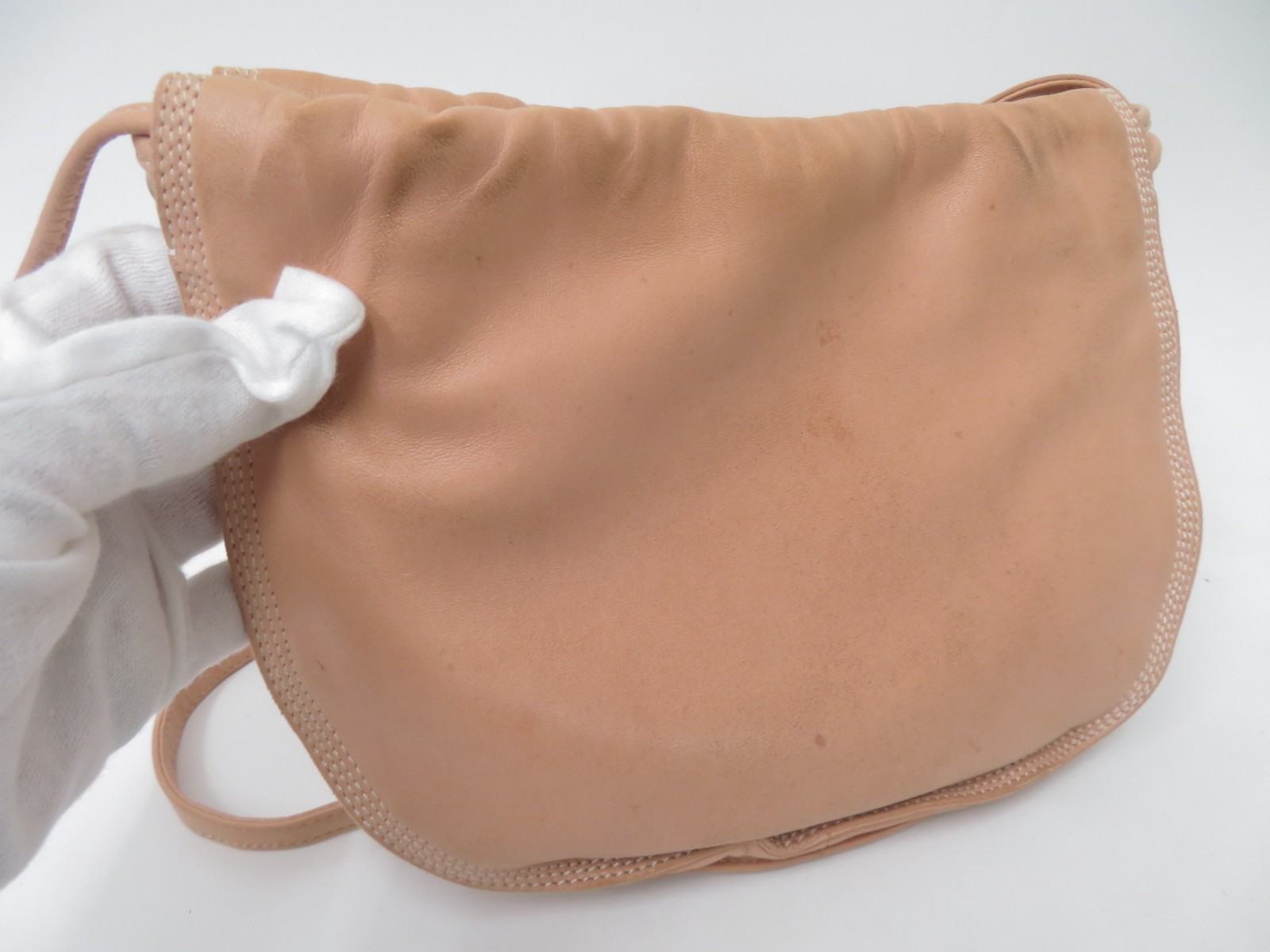 Authentic LOEWE Anagram Nappa Aire Lambskin Shoulder Bag S#50903