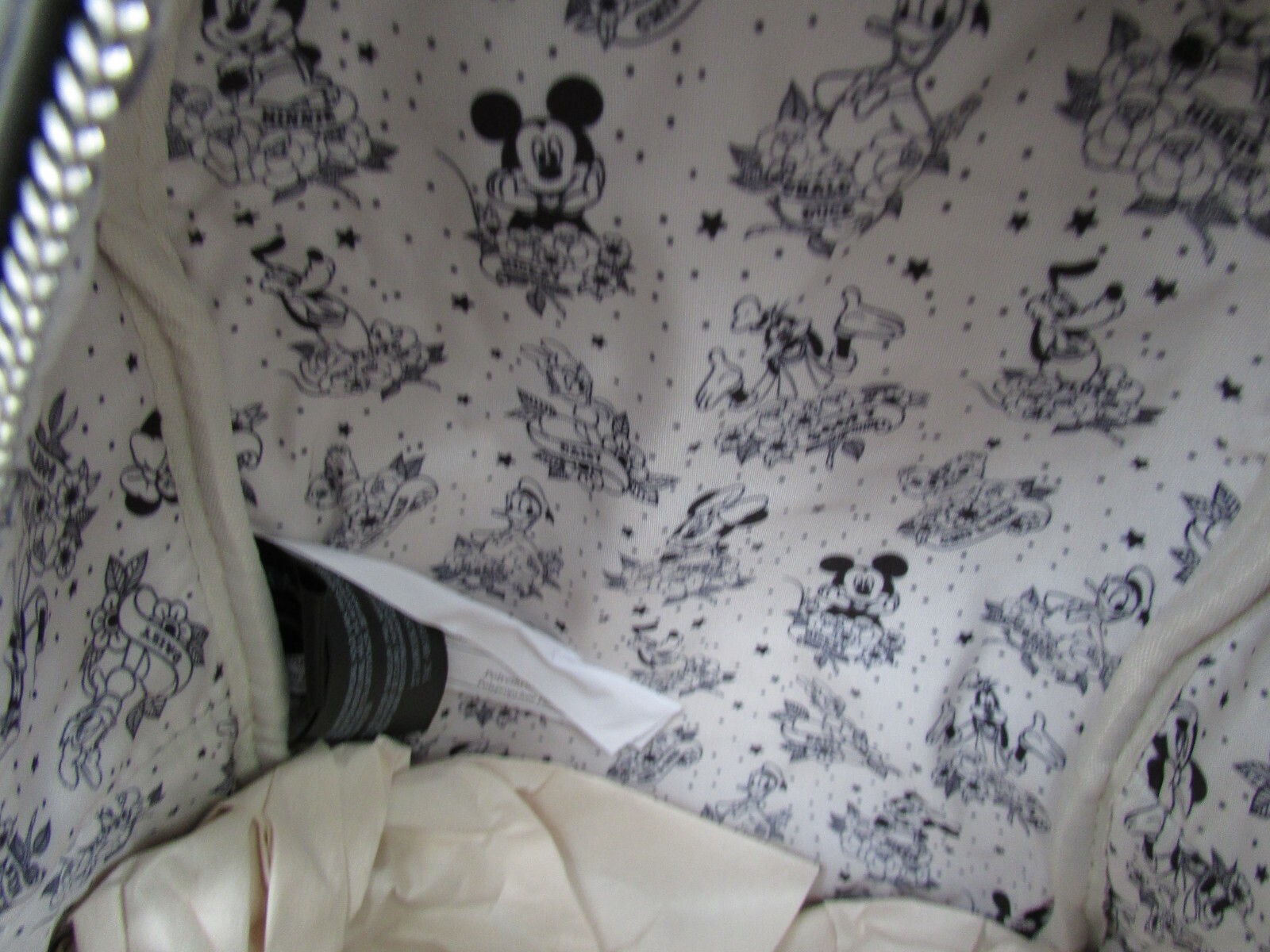 Disney Loungefly Mickey & Friends Tattoo Mini Backpack NWT