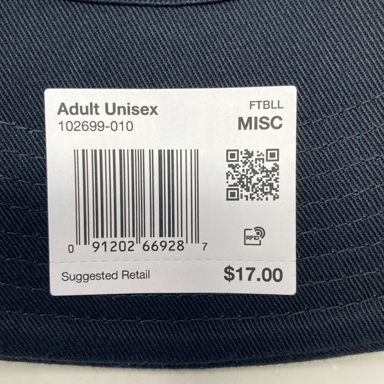 Nike Heritage 86 Campus Cap Black/White Adjustable One Size