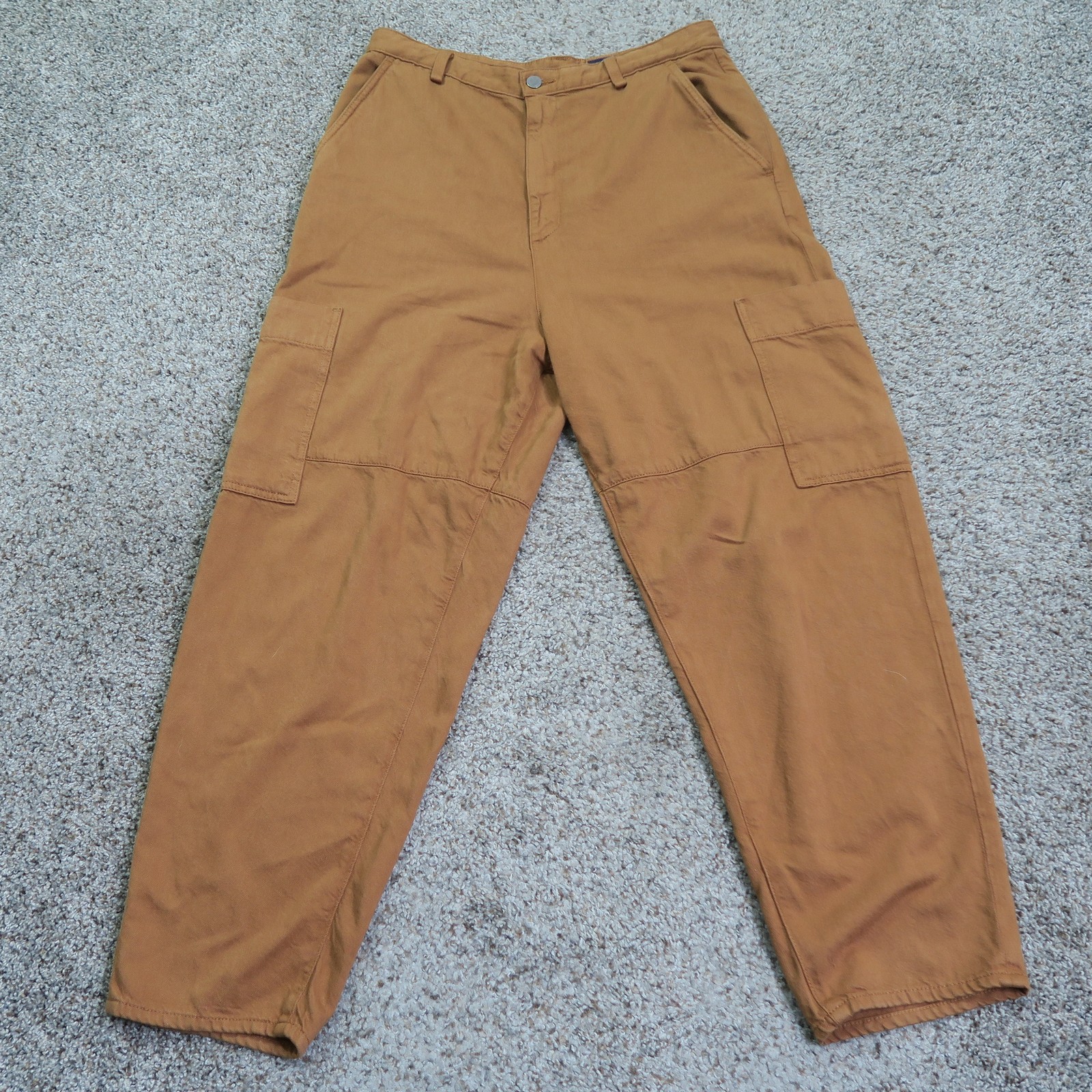 AG Adriano Goldschmied Pants Women 31R Renn Utility High-Rise Barrel Cargo 31×27