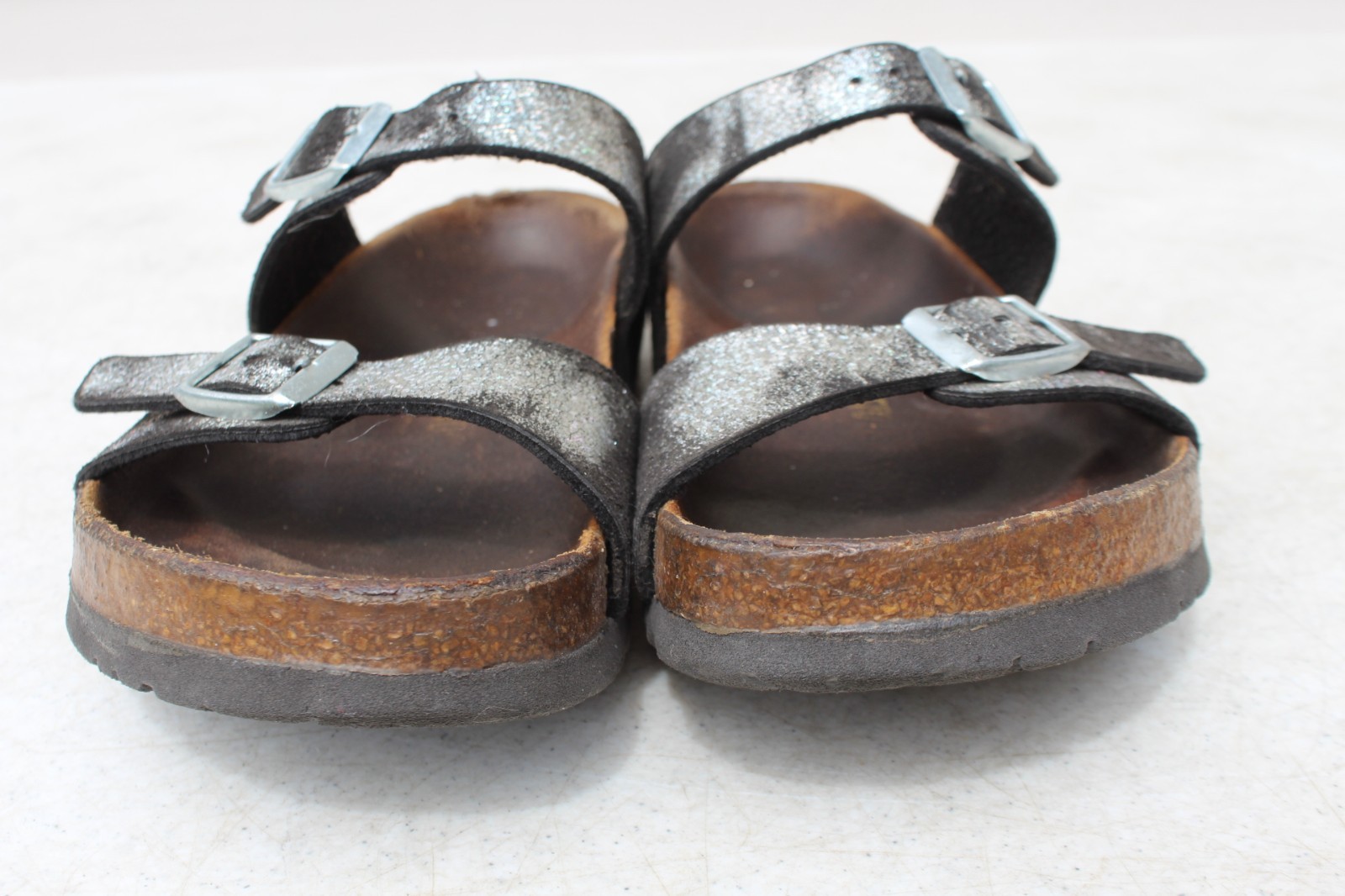 Birkenstock SYDNEY Stardust Black Birko Flor 40 R US W 9 M 7 Sanda