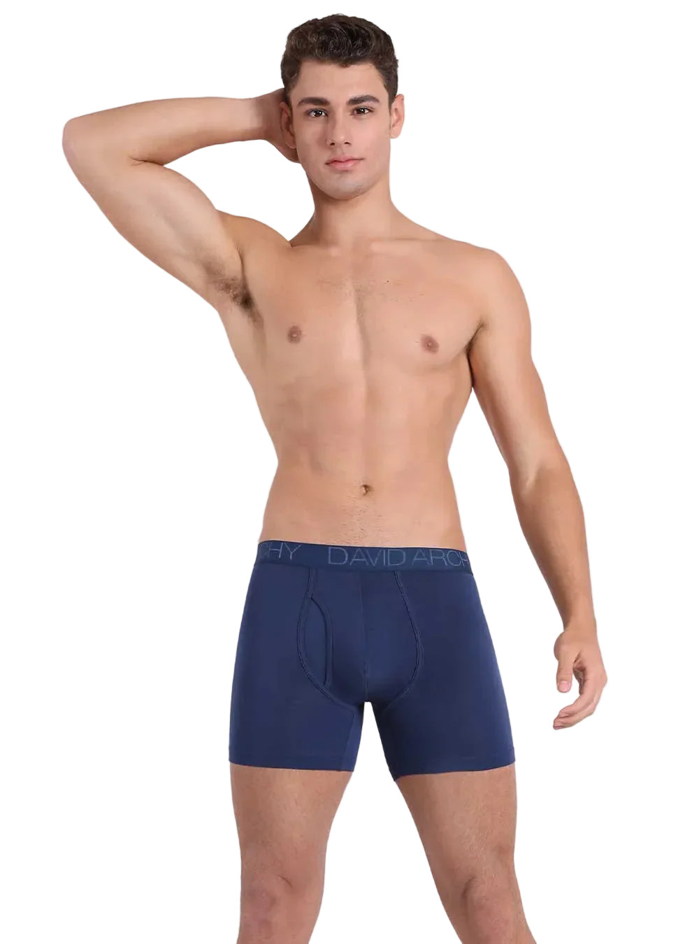 David Archy 7-Pack Men’s Lightweight Moisture-Wicking Bamboo Rayon Boxer Briefs