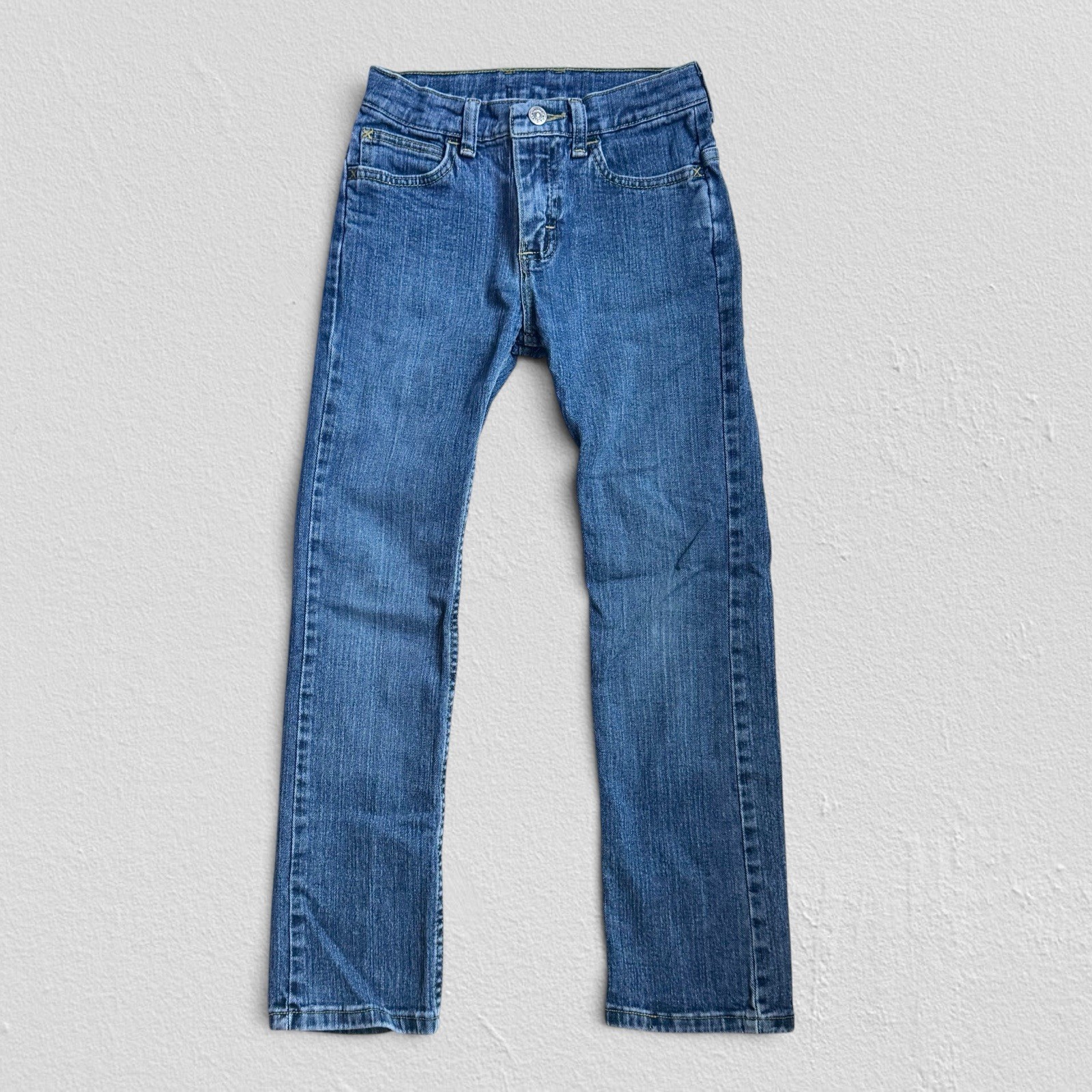 Wrangler Boys Jeans 10 Slim (Tag 10 Reg) Stretch Denim 22 in Adjustable Waist