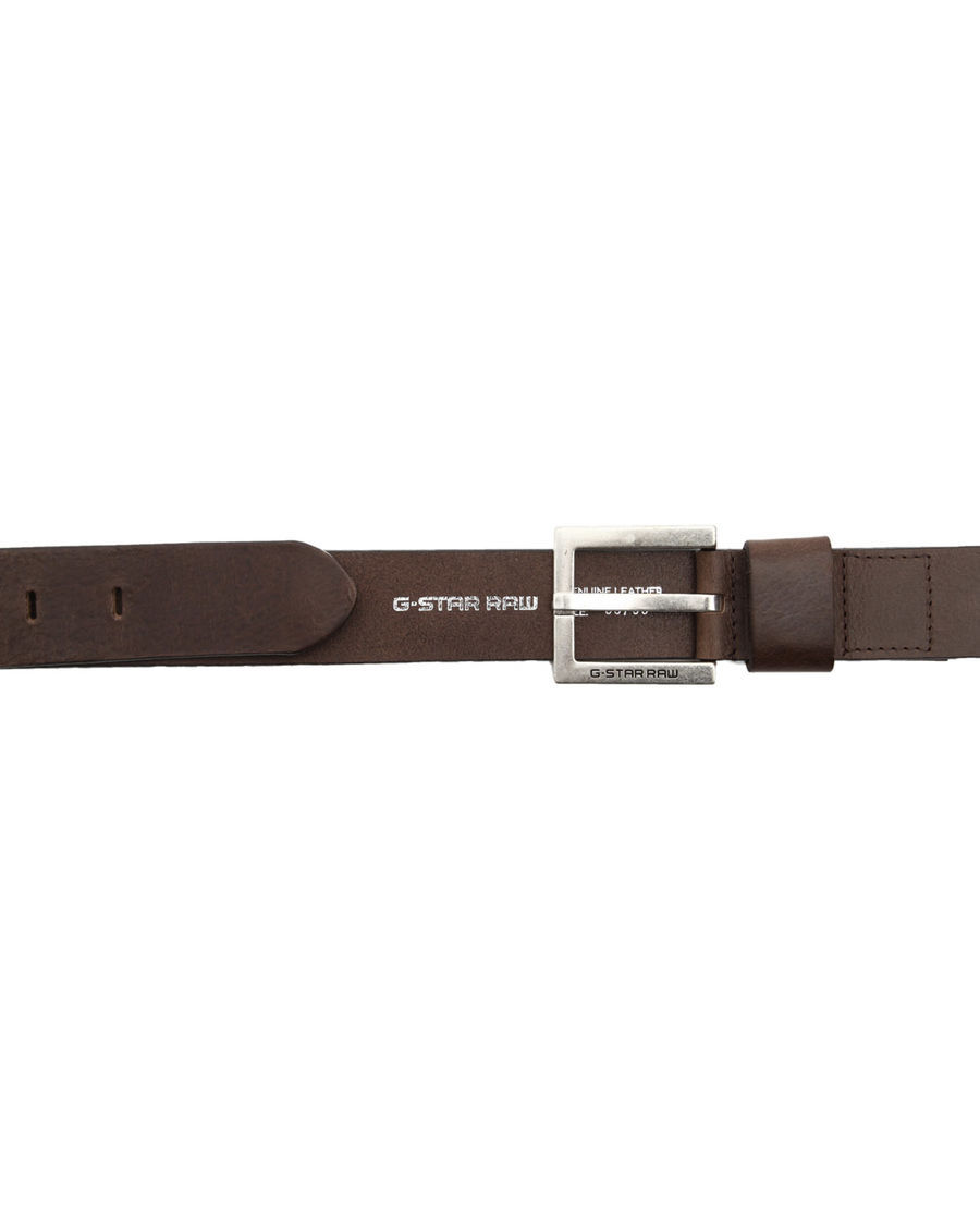 NWT Men’s G-Star Raw Duko Leather Belt Dark Brown Size 28 30 32 34 36 SOLD OUT