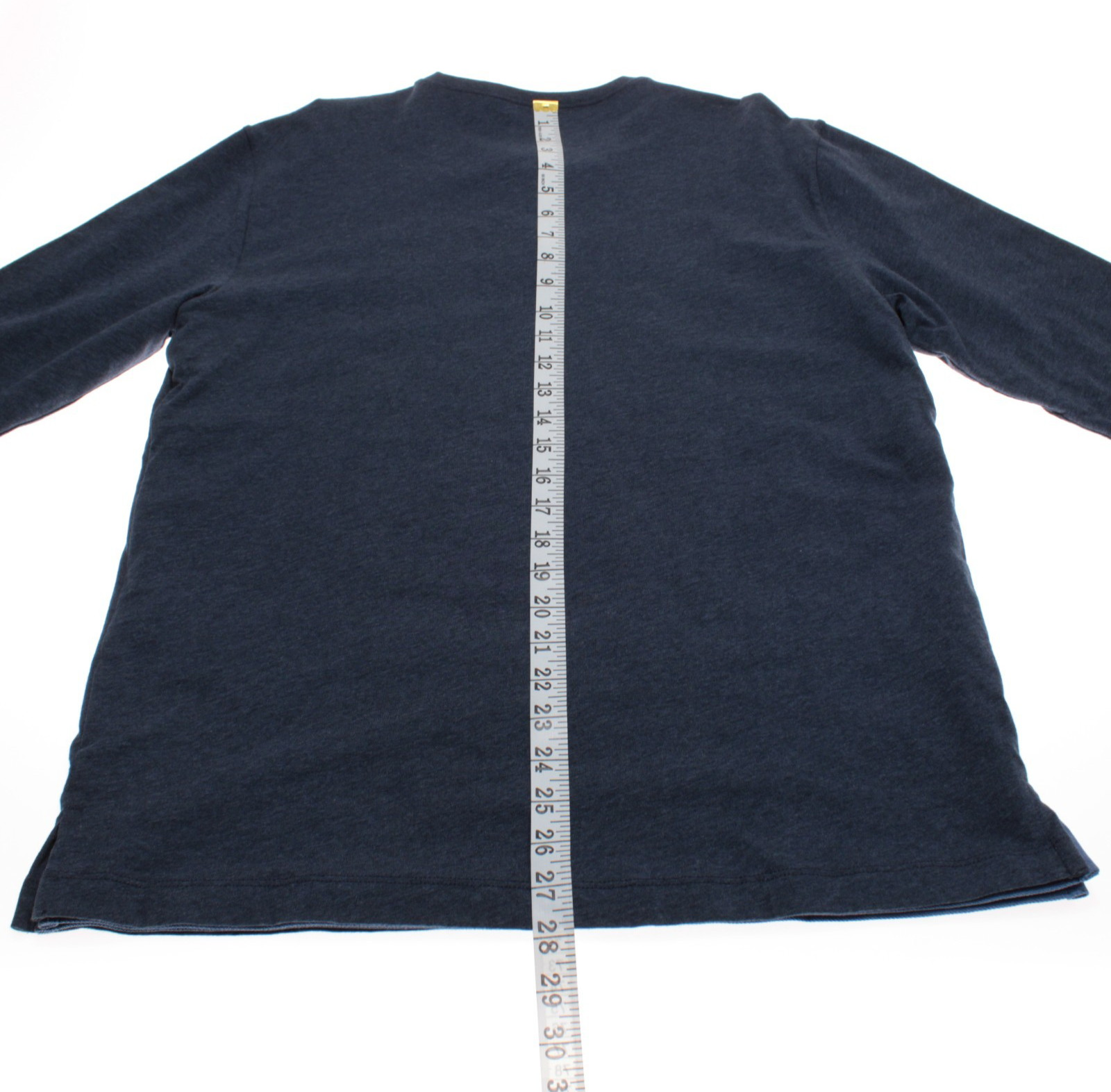 Left Coast Tee NWT Kipa Reversible Long Sleeve Henley T-Shirt Size M in Blue