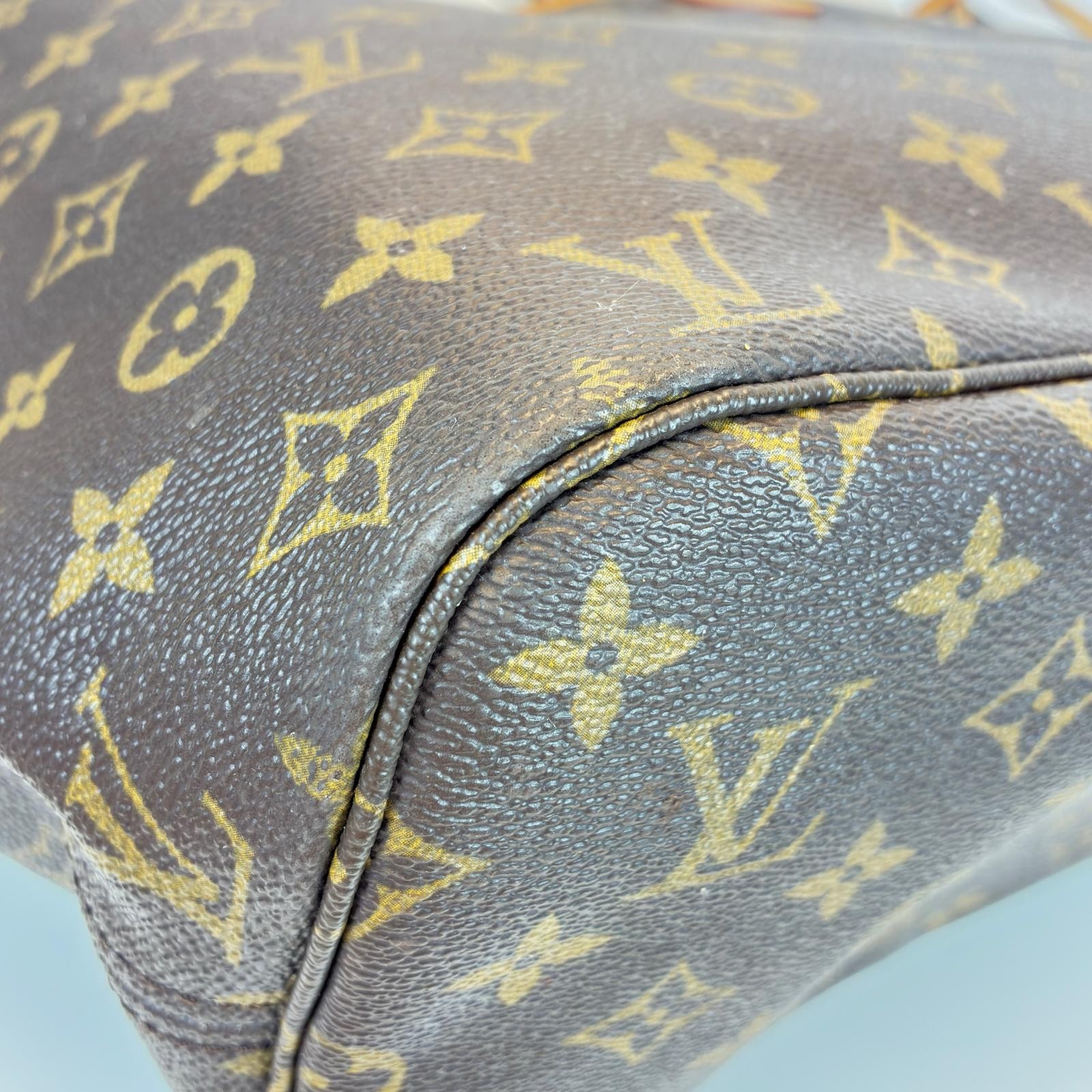 LOUIS VUITTON Neverfull MM Tote Bag M40156 Monogram canvas Brown