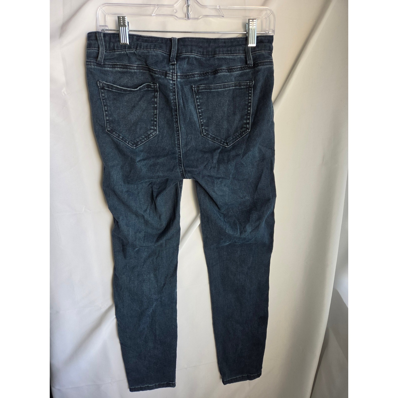 Buffalo David Bitton Lin Mid Rise Super Stretch Jegging Dark Wash Jeans