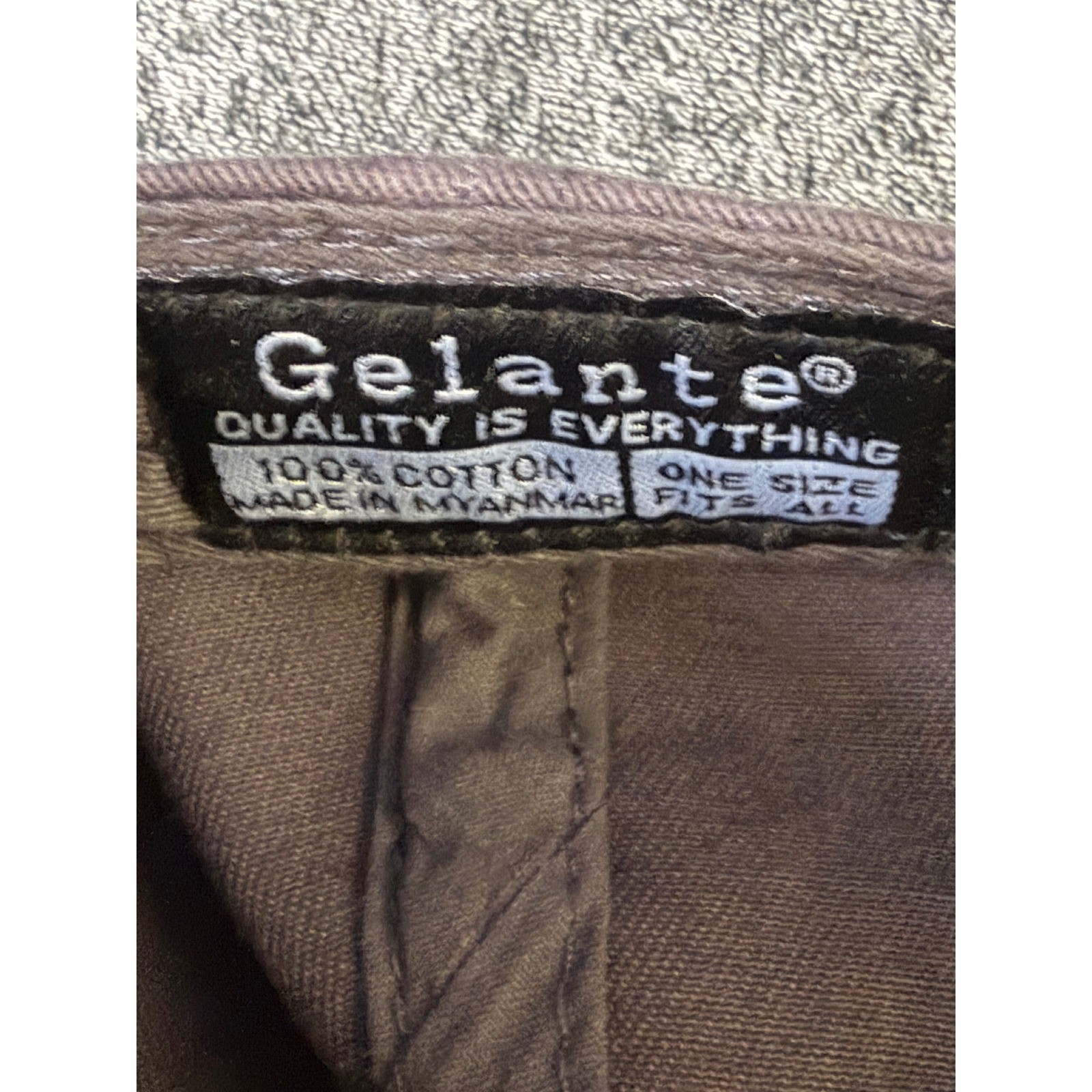 Gelante Glidden Paint Logo Baseball Cap Hat Gray Cotton Adjustable Strapback