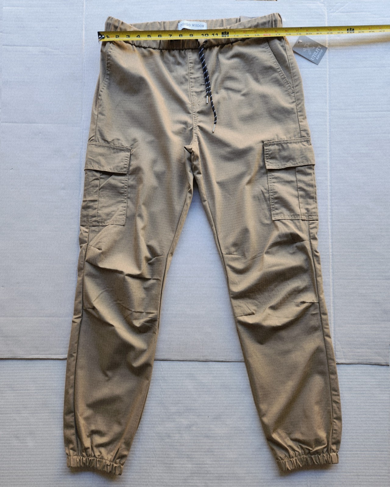 Indigo Wisdom Utility Ripstop Cargo Pants – Size: Medium – Inseam: 30