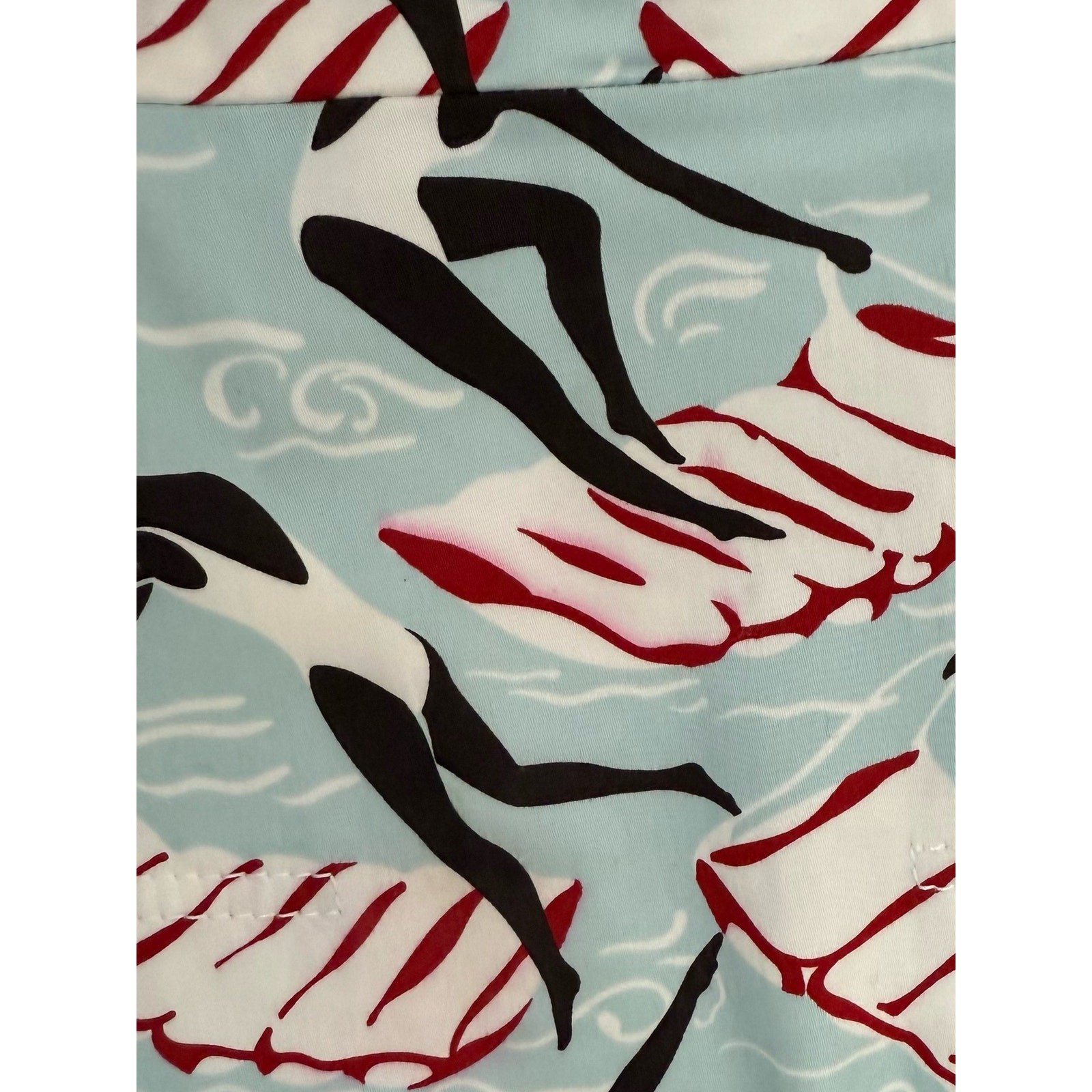2014 Carolina Herrera Art Deco Archive Print Cotton A-Line Dress Sz 4