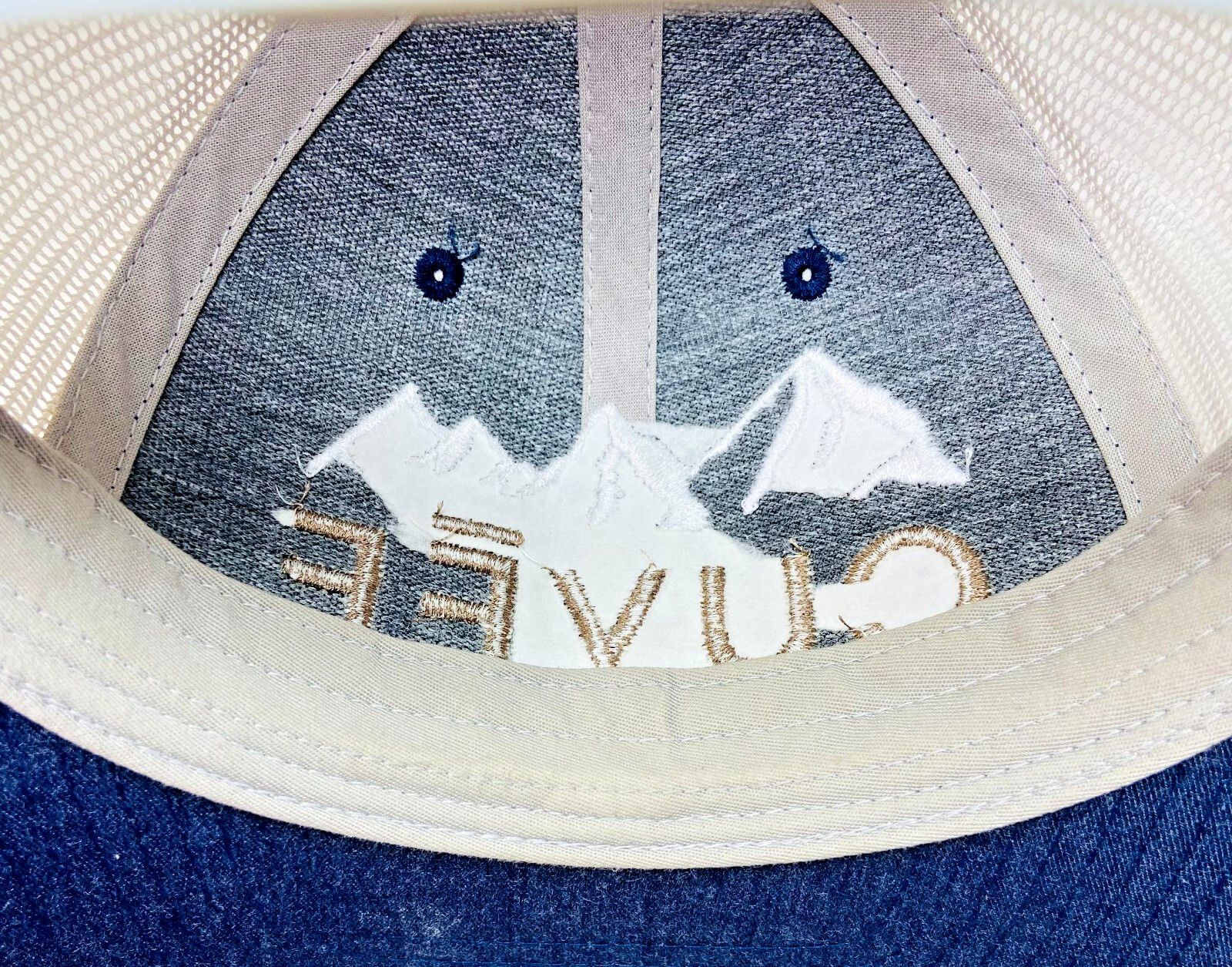 Cuvee Venture Beyond Snapback Hat Richardson MD/LG 115 Mountains Cap Blue Golf