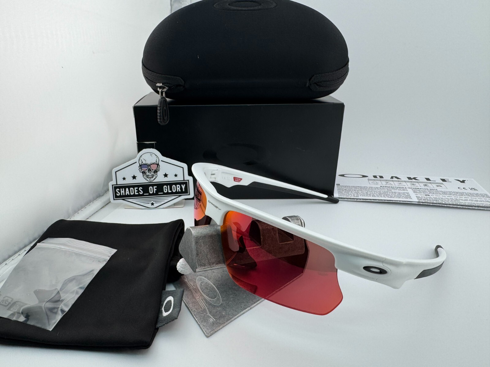 OAKLEY BISPHAERA MATTE WHITE WITH PRIZM FIELD SUNGLASSES OO9400-10 AUTHENTIC NEW