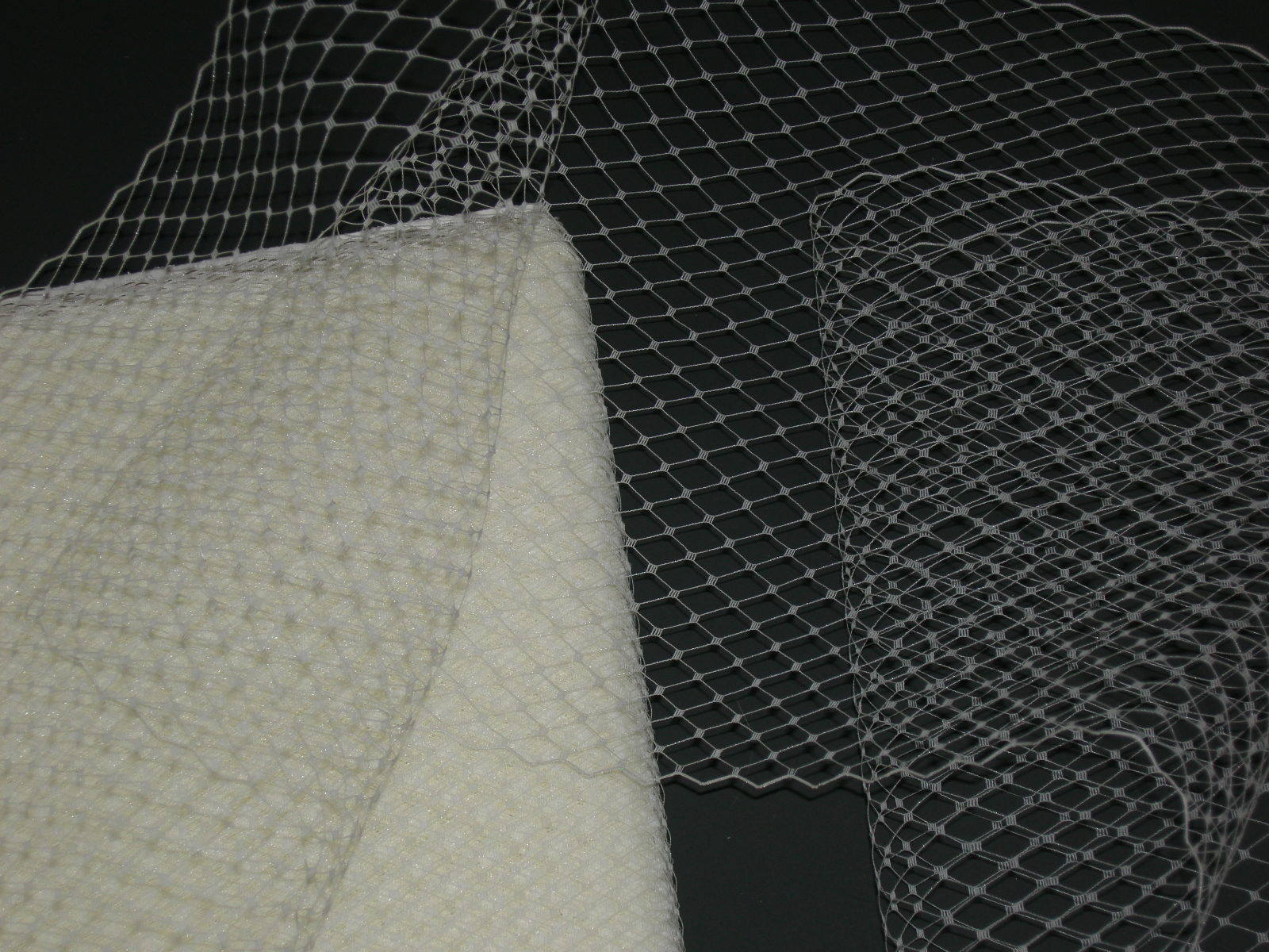9″ French birdcage veil netting fabric birdcage bridal veiling hat net 14 colors
