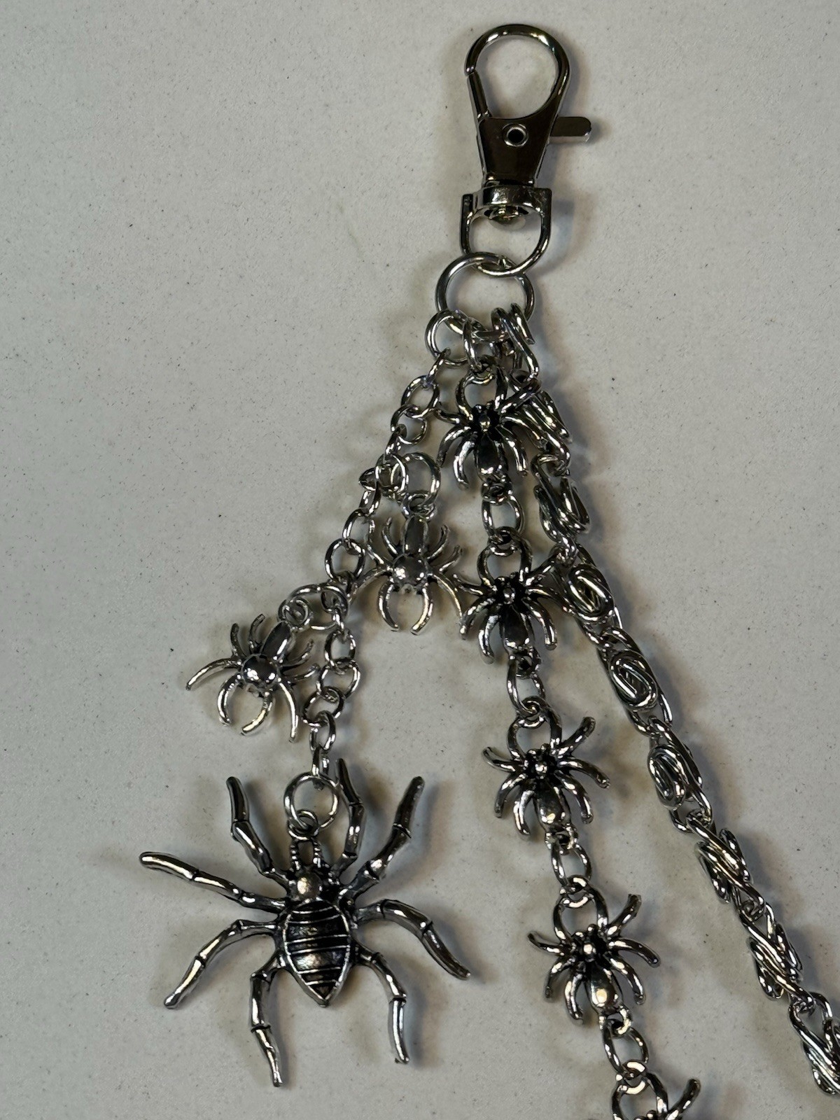 Spider Pant Wallet Chain Biker Trucker Keychain Jean Key Chain Unisex Trending!