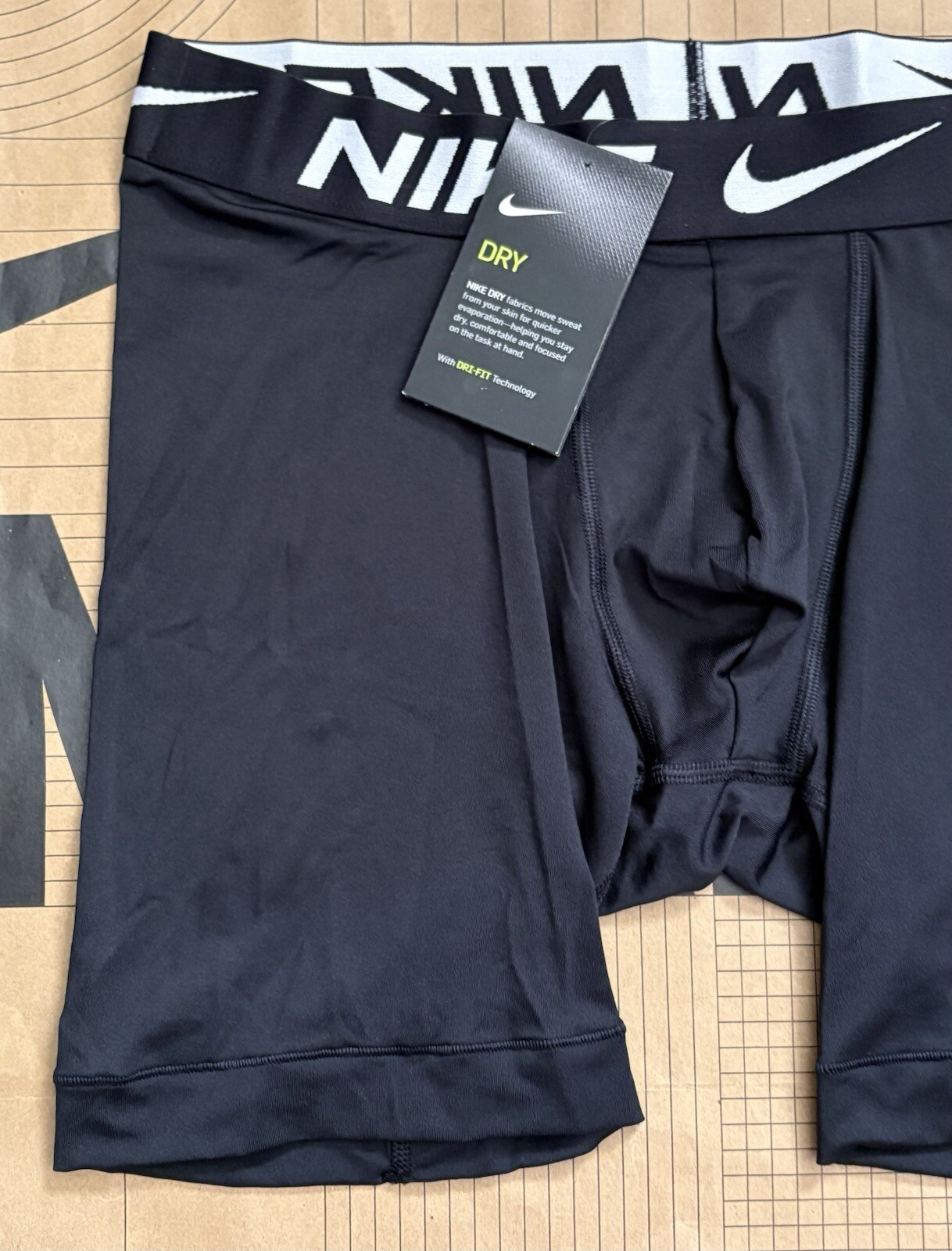 Nike Pro DRI-FIT 8″ LONG Boxer Brief Compression Shorts Men’s S M L XL NWT