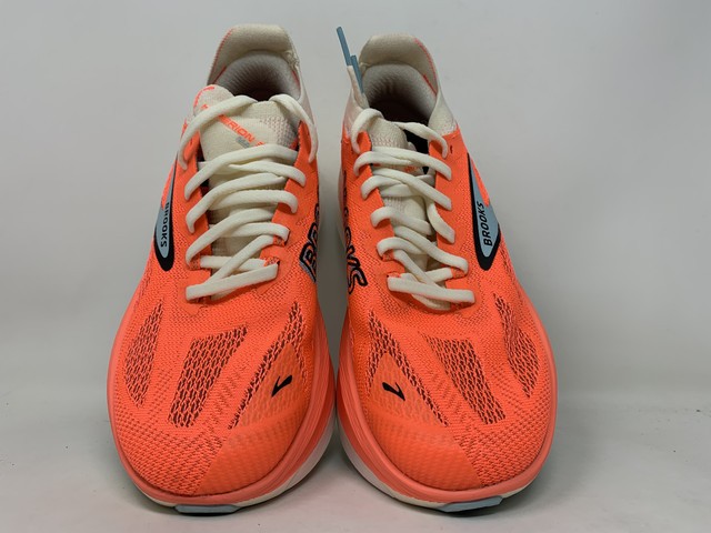 Women’s Brooks Hyperion Max 3, Coconut/Fiery Coral/Atomizer, 7.5 B Medium US