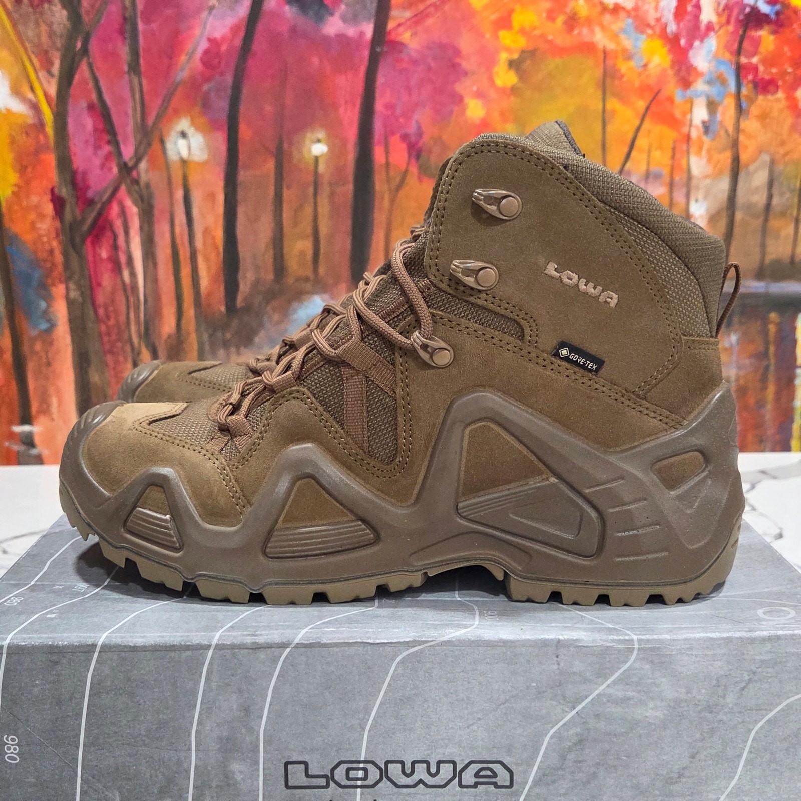 Lowa Zephyr GTX Mid TF Coyote Size 8.5 Men’s Trail Hiking Shoes