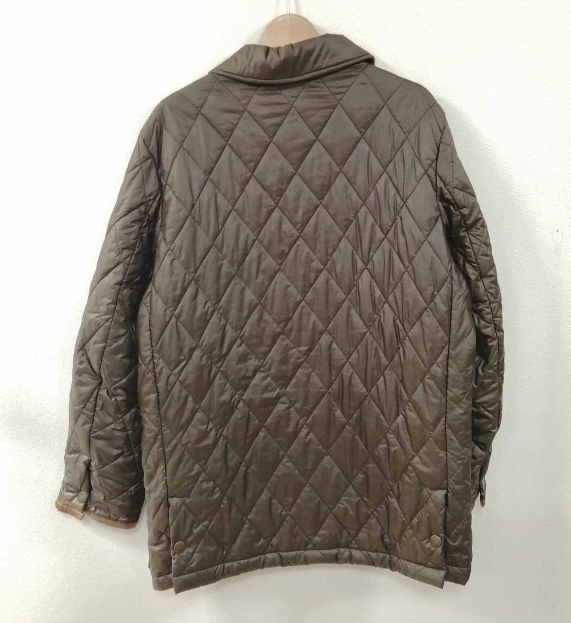 CANTERBURY Zip-up Quilted Blouson Brown Used