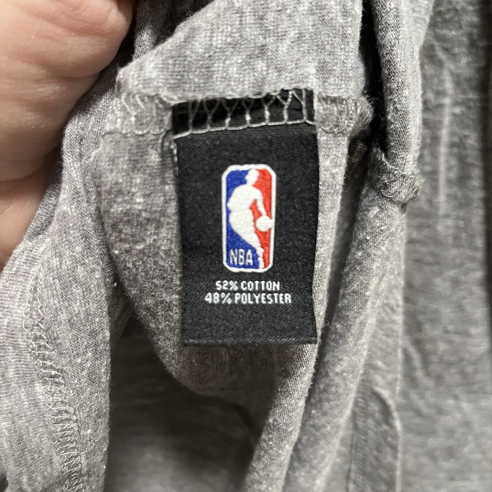 San Antonio Spurs T Shirt Womens Size M Gray Long Sleeve NBA