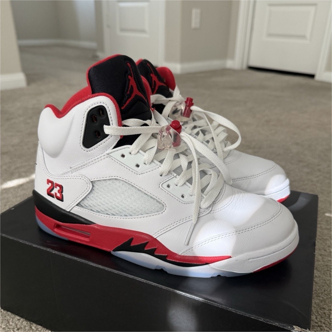 Nike Fire Red Air Jordan 5 Men’s