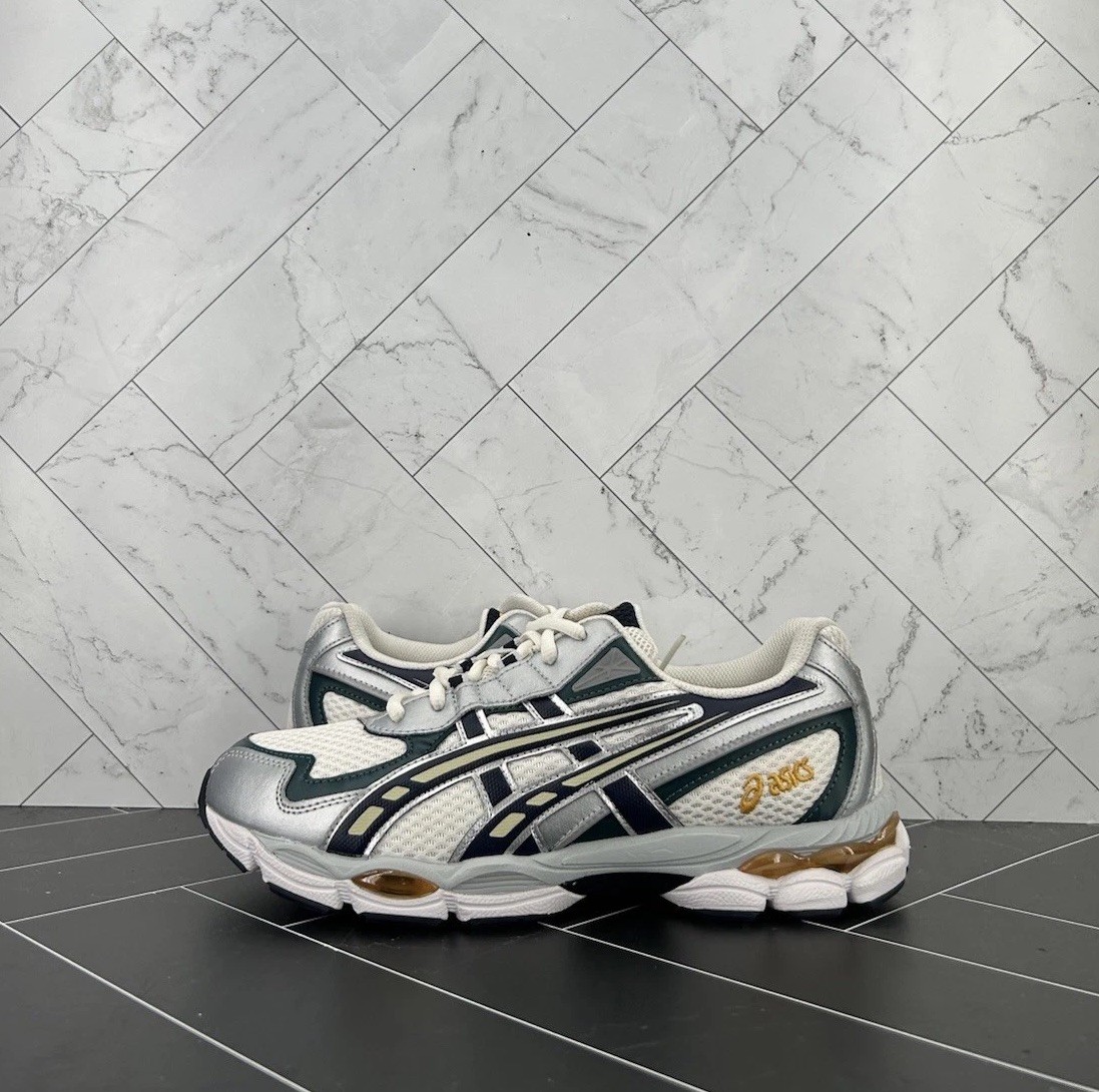 ASICS Gel NYC 2055 Silver Cream Midnight Size 8 1203A542-102