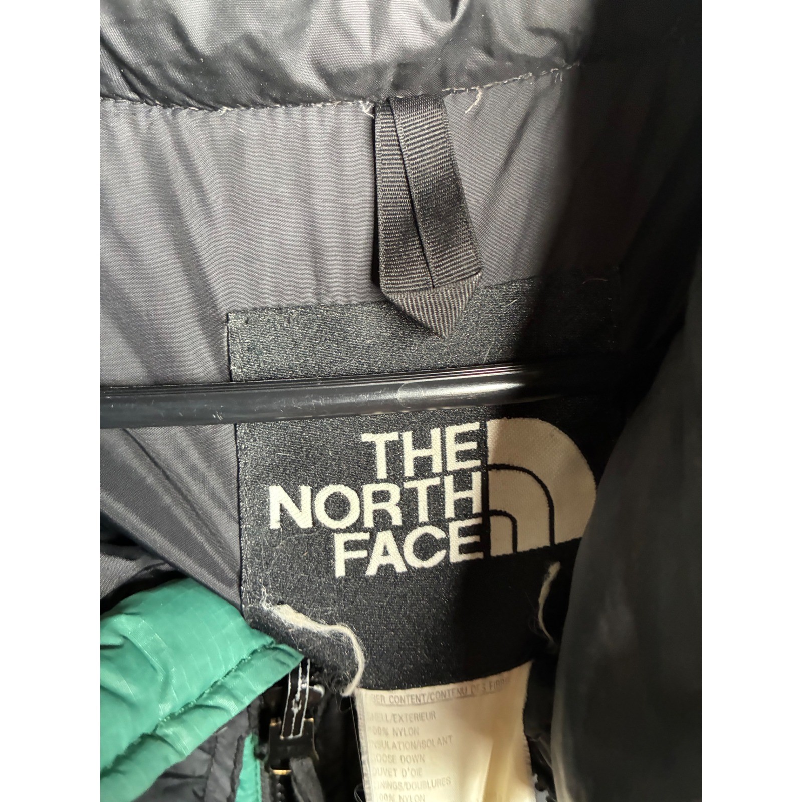 The North Face Nuptse 700 Down Puffer Jacket Green Black NF002YO Mens Xxl