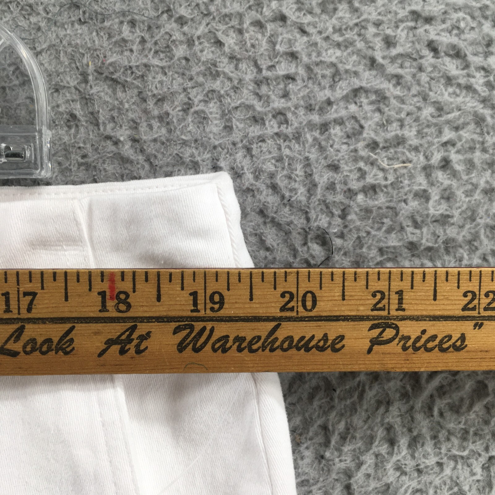 89th+Madison Straight Leg Pants Womens 16 White Zip Fly Button Front Casual NEW