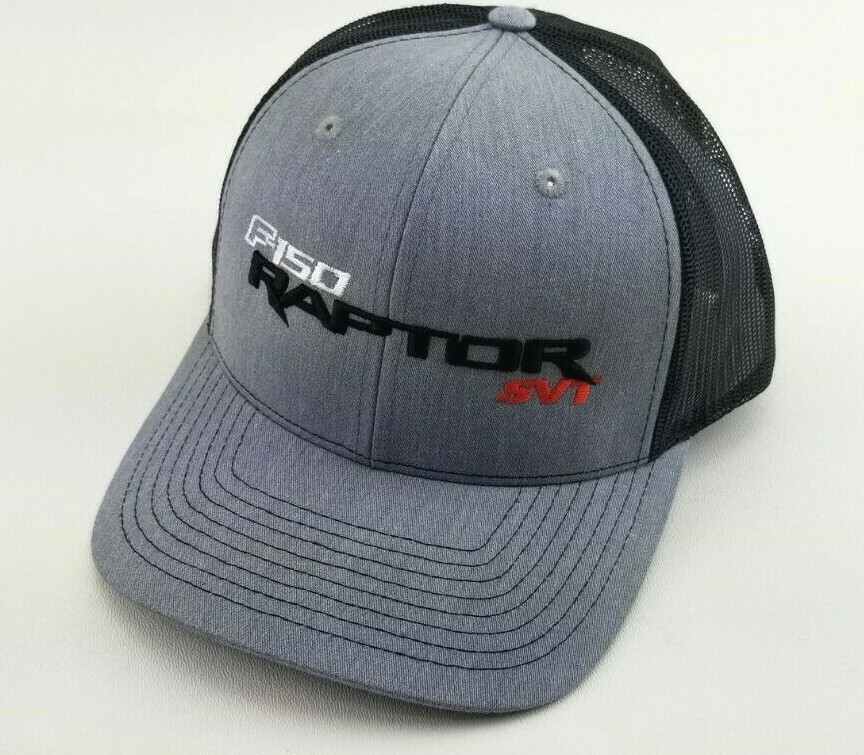 Ford F150 SVT Raptor Cap Hat Heather Gray/ Black Richardson 112