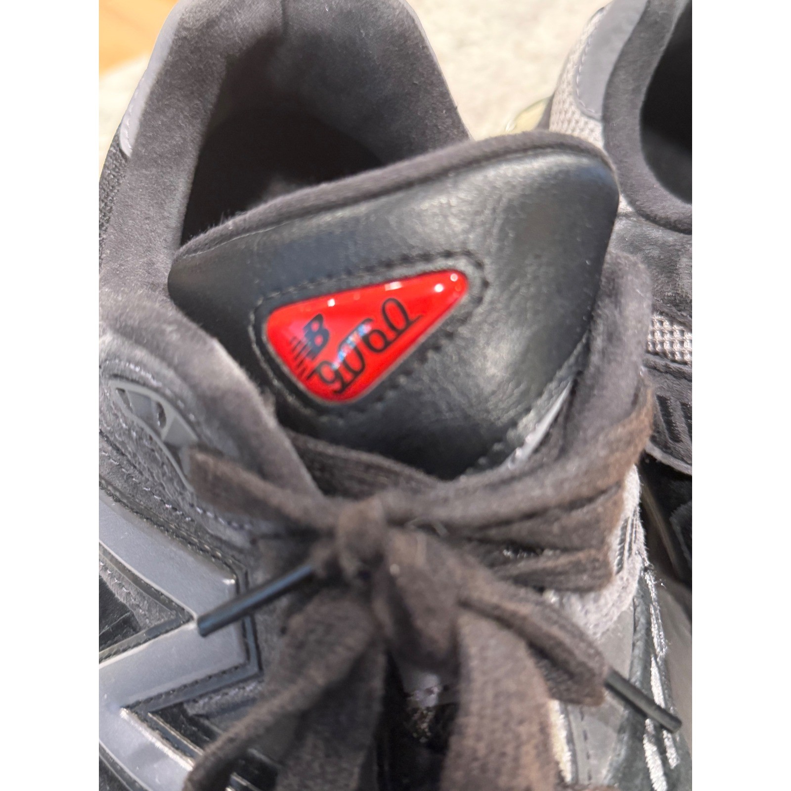 New Balance 9060 Phantom Magnet Black Grey Suede Sneakers U9060GH Mens