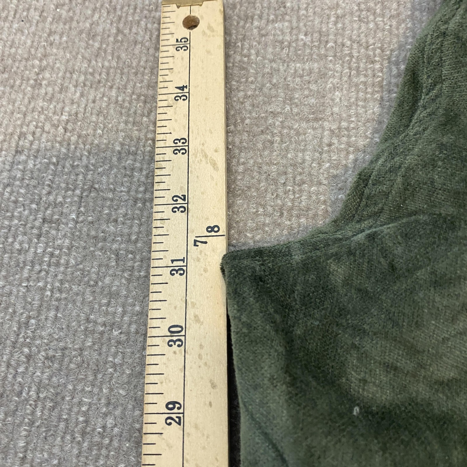 Woolrich Pants Women 10 Fits 29×31 Green Corduroy Relaxed Straight Leg High Rise