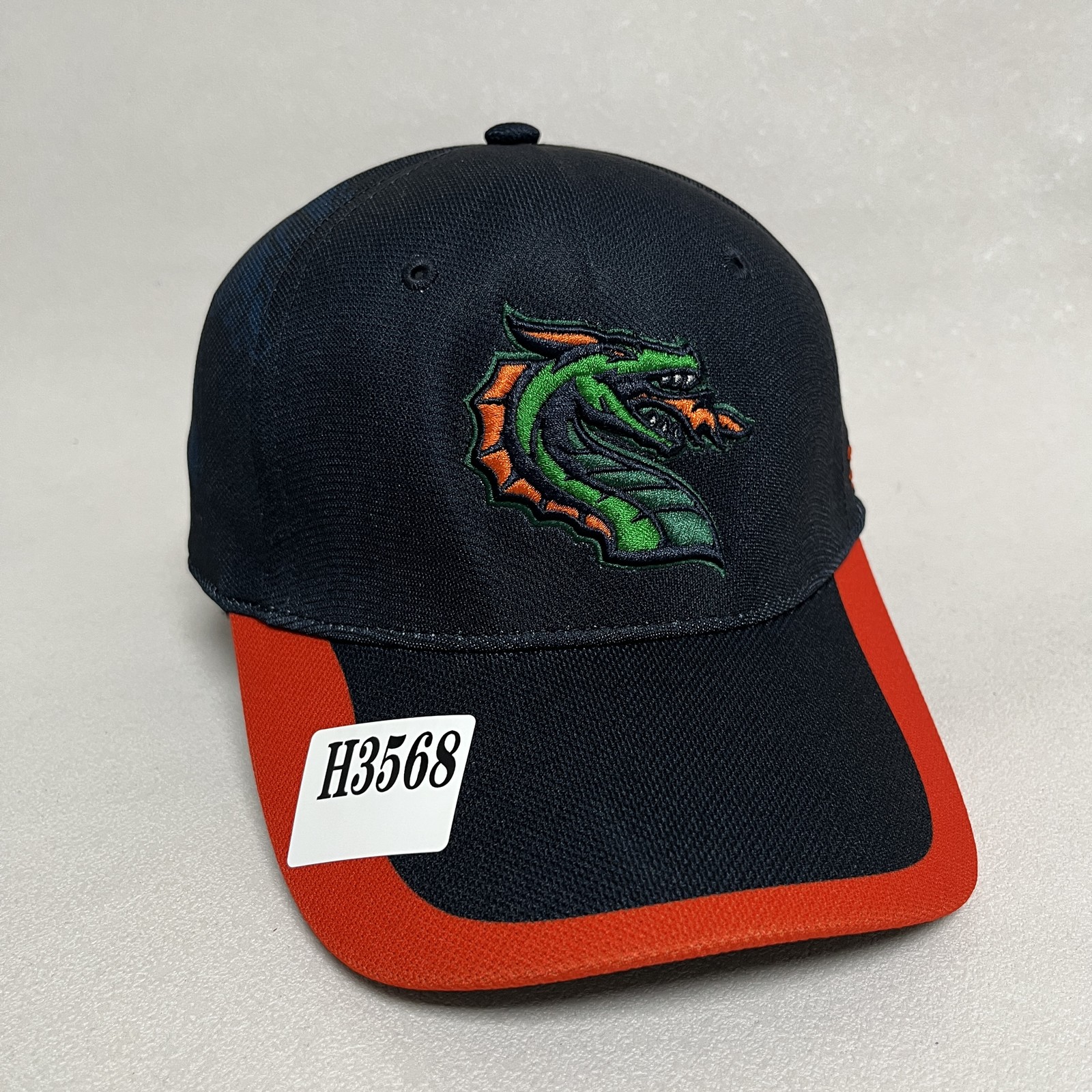 ’47 Seattle Dragons XFL Fitted Cap Navy Orange Approx 7 1/8 Retro Hat