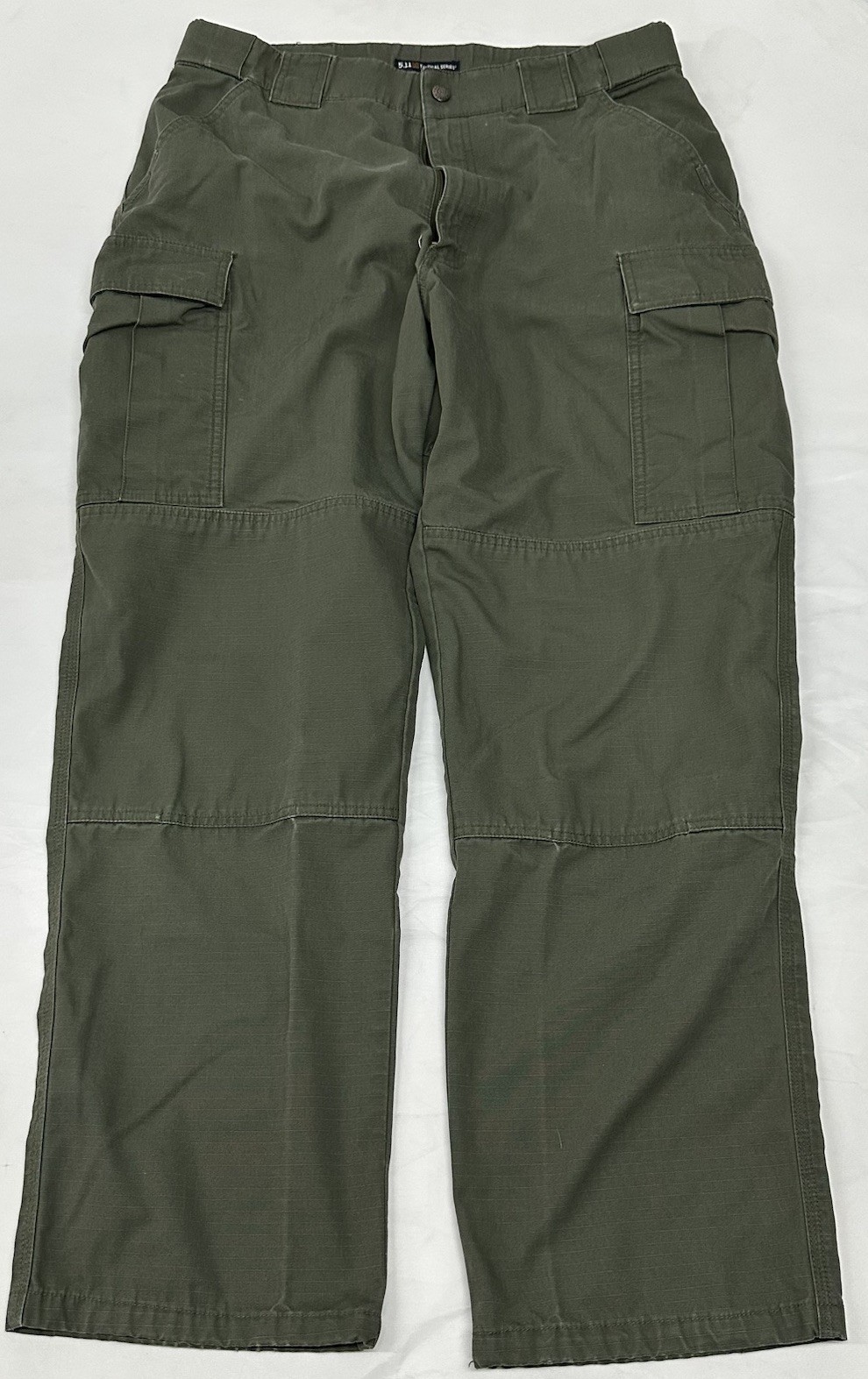5.11 Tactical Series Cargo Pants Mens Large 35.5-39 Olive Green Ripstop