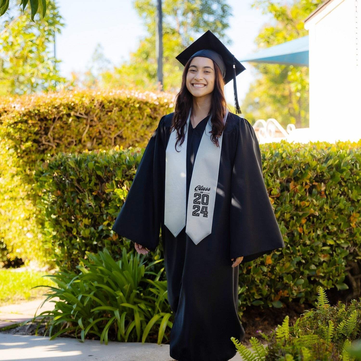 Endea Graduation Silver Class of 2024 Graduation Stole/Sash