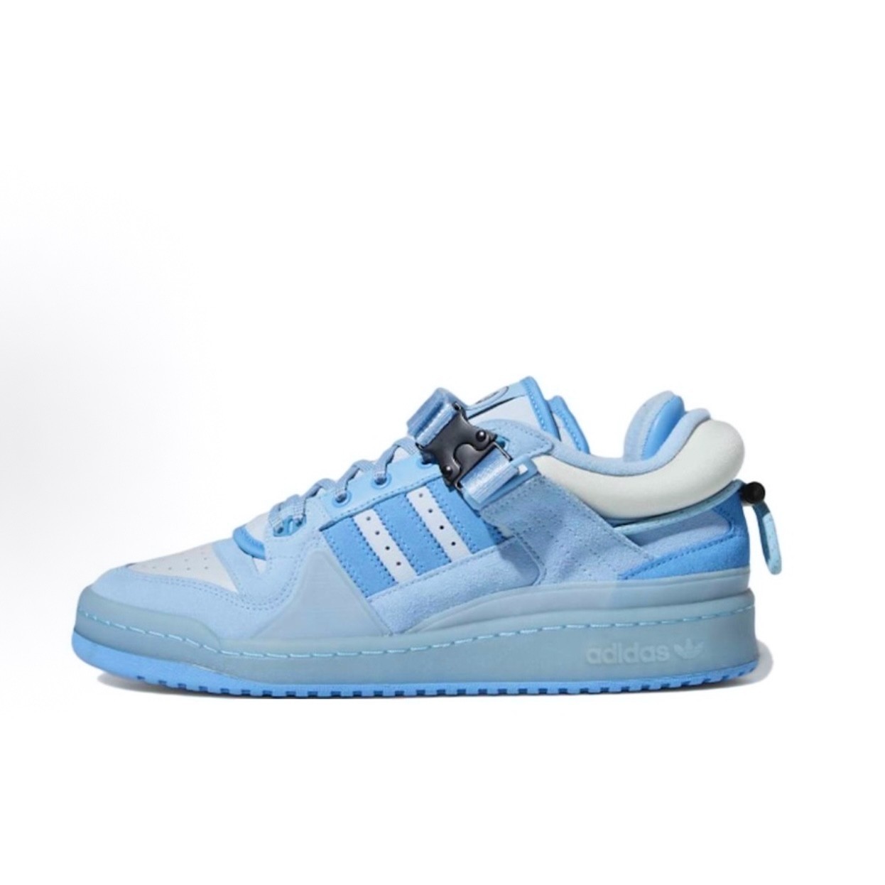 Bad Bunny × adidas Forum Buckle Low Blue Tint GY9693 NEW WITH BOX