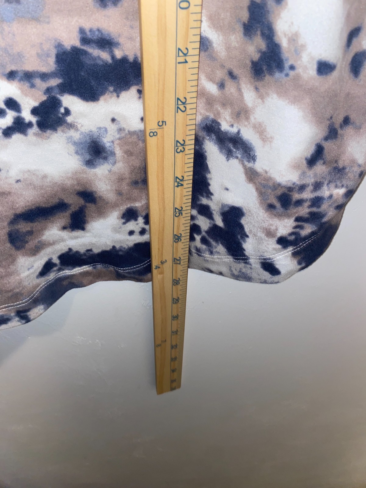 Koolaburra by UGG Cozy Jersey Top Short Sleeve Tie Dye Womens sz M Multi NEW
