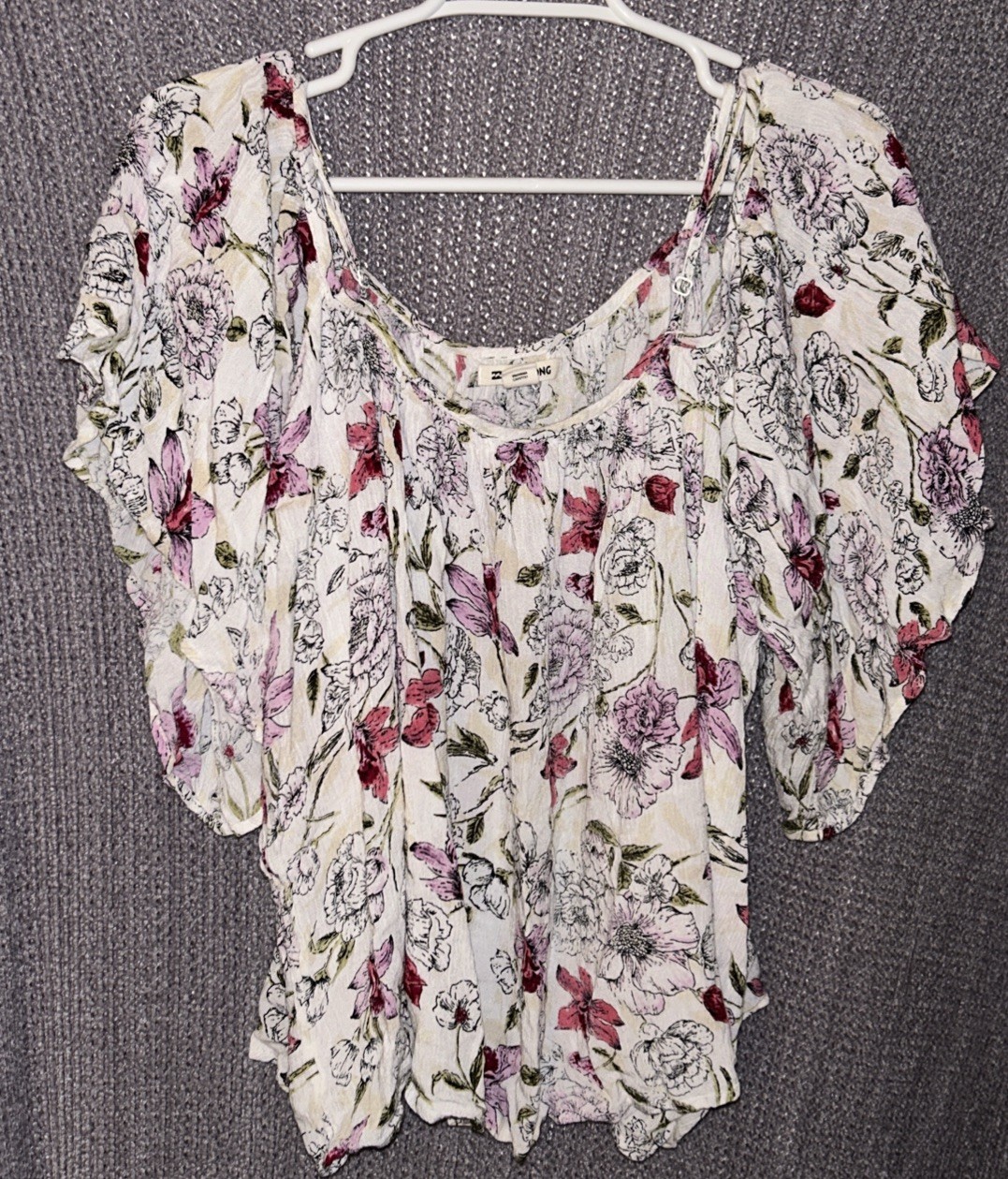 Billabong Off The Shoulder Women’s Top, Size L