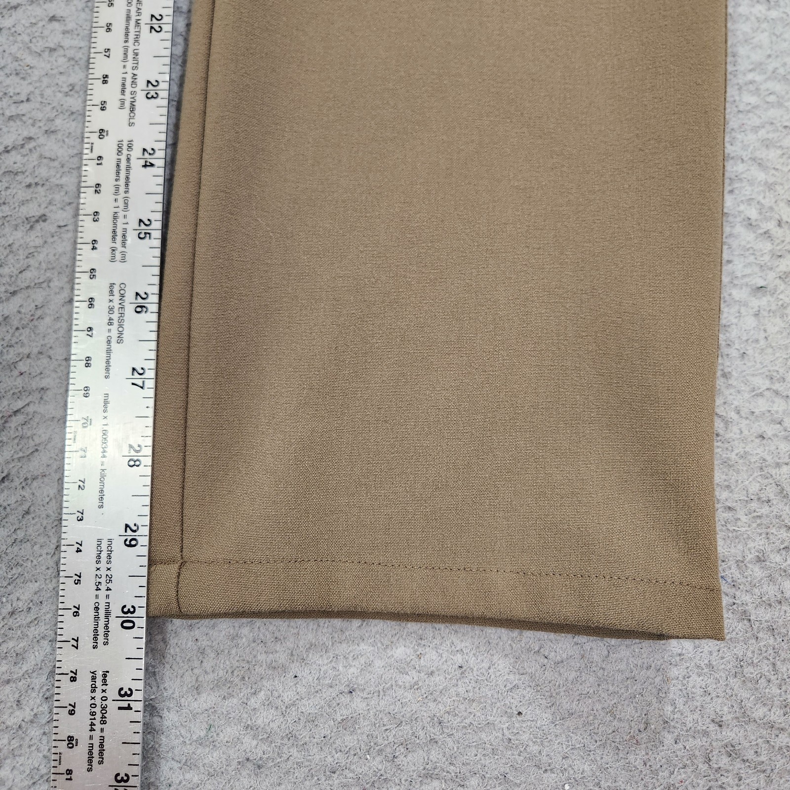 Alberto Pants Mens 30×32 (Fits 31×30) Brown Stone Chino Modern Fit Ceramica