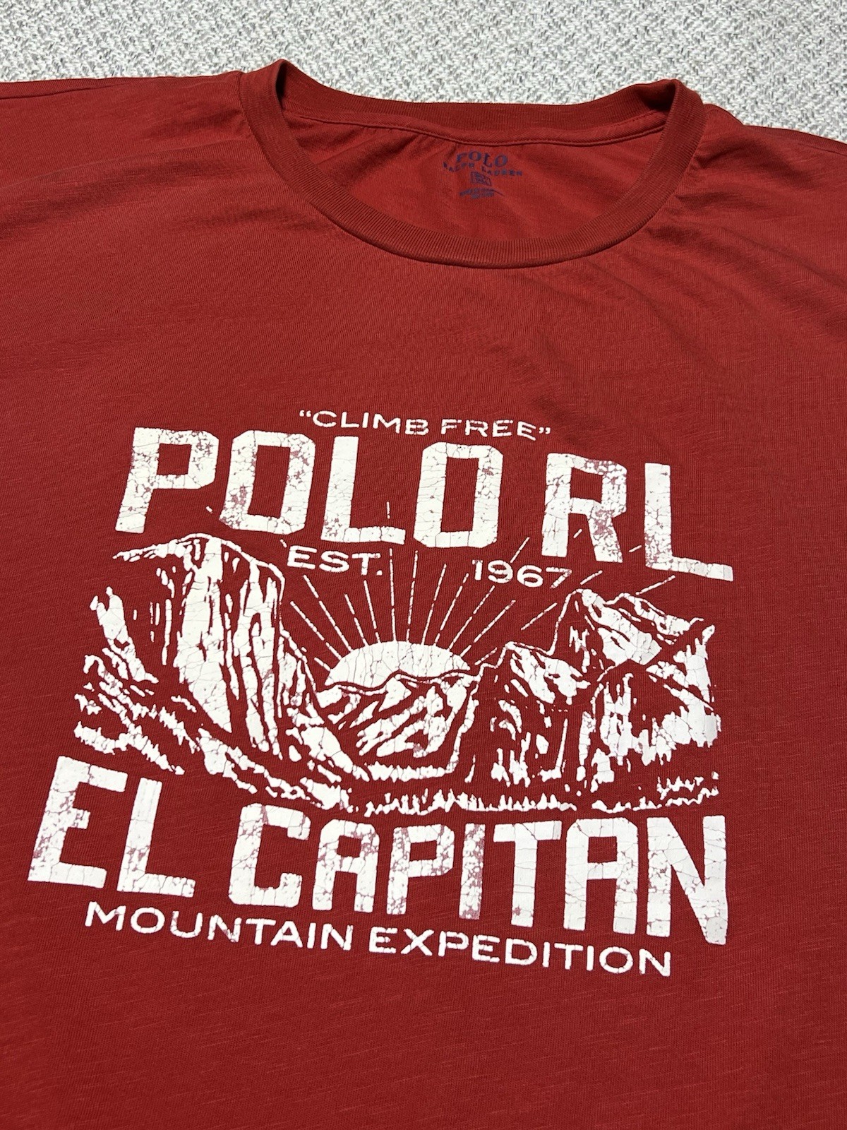 Polo Ralph Lauren El Capitan Mountain Expedition Shirt Men’s 3XLT Red