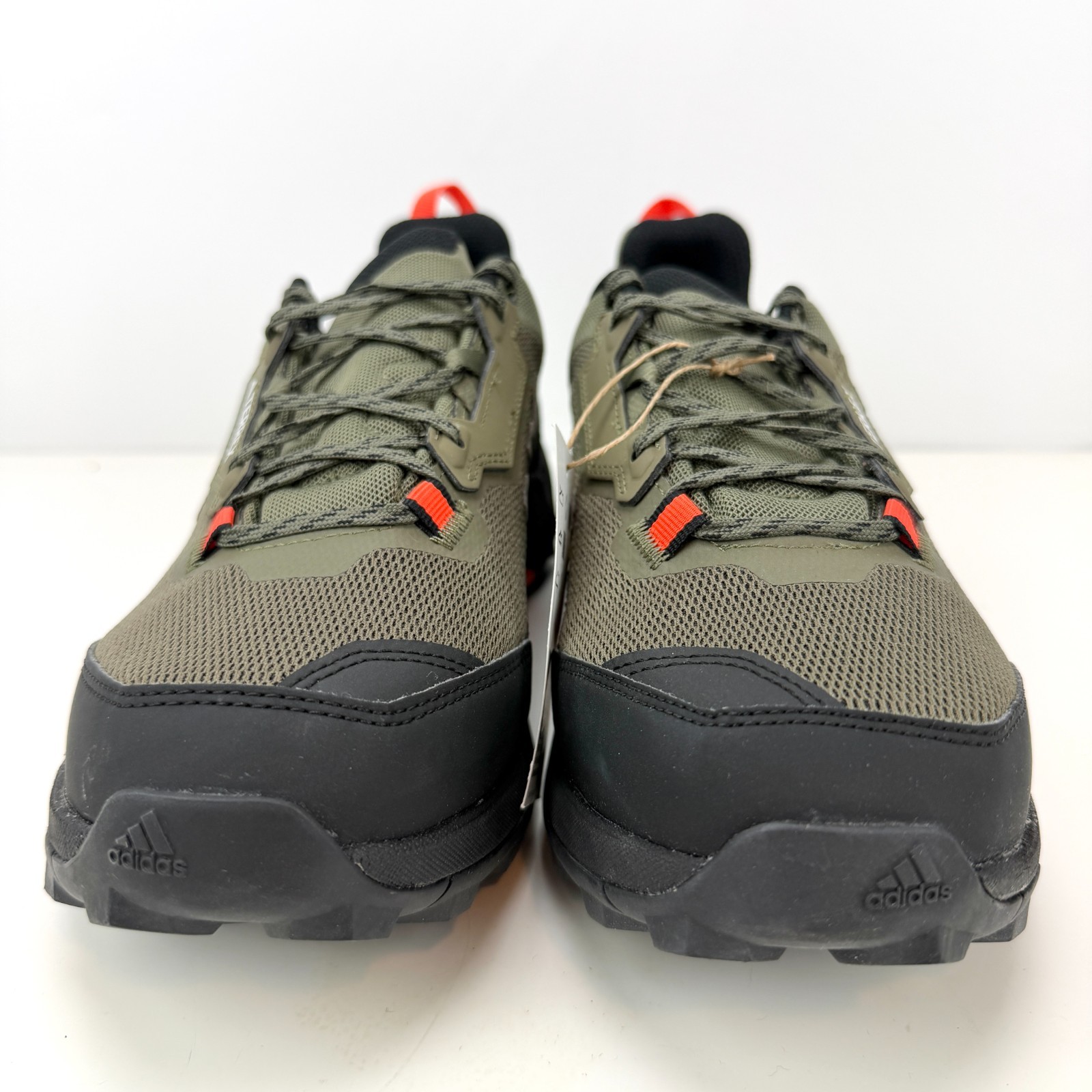 adidas Terrex AX4 Wide Mens Hiking Shoes Olive Green IG8852 Sz 9.5 FIT SMALL