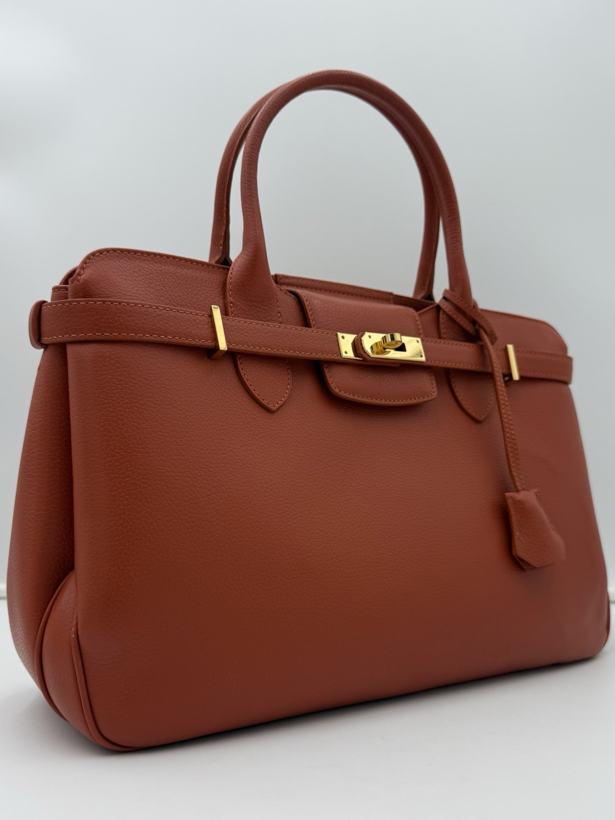 🐢MORABITO 1905 PARIS • DIVA 35 Bag in Terracotta • Made in ITALY (Late Model)
