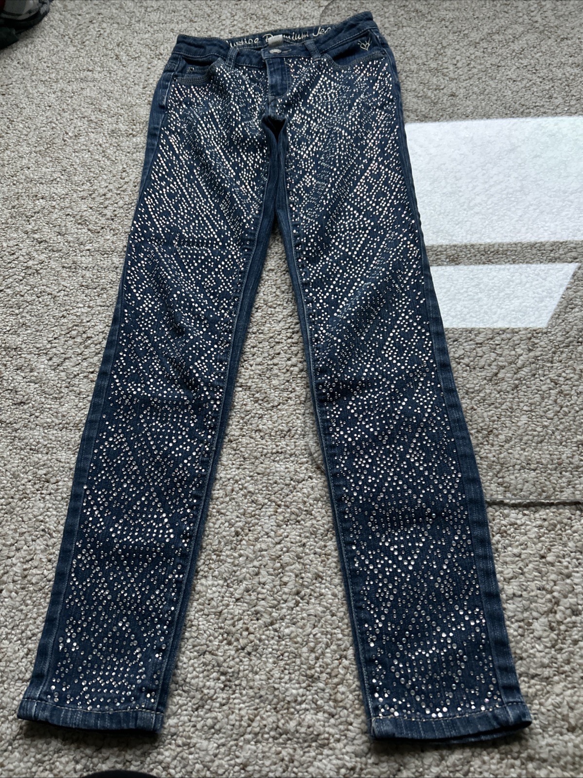 Girls Justice Jeans Size 12 Slim Simply Low Super Skinny