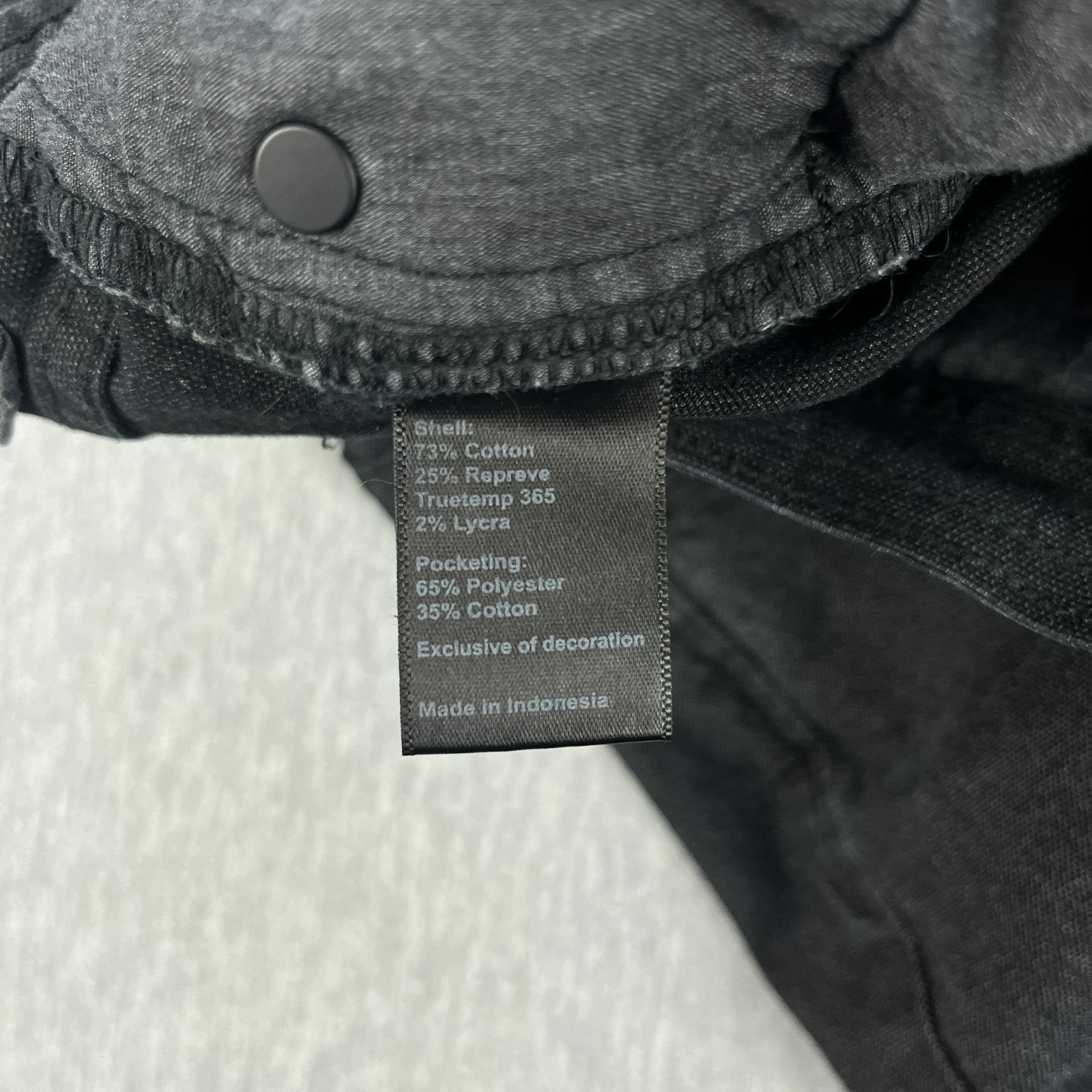 Proof Rover Double Knee Work Pant Mens 34×32 Slim Fit Gray Stretch Huckberry